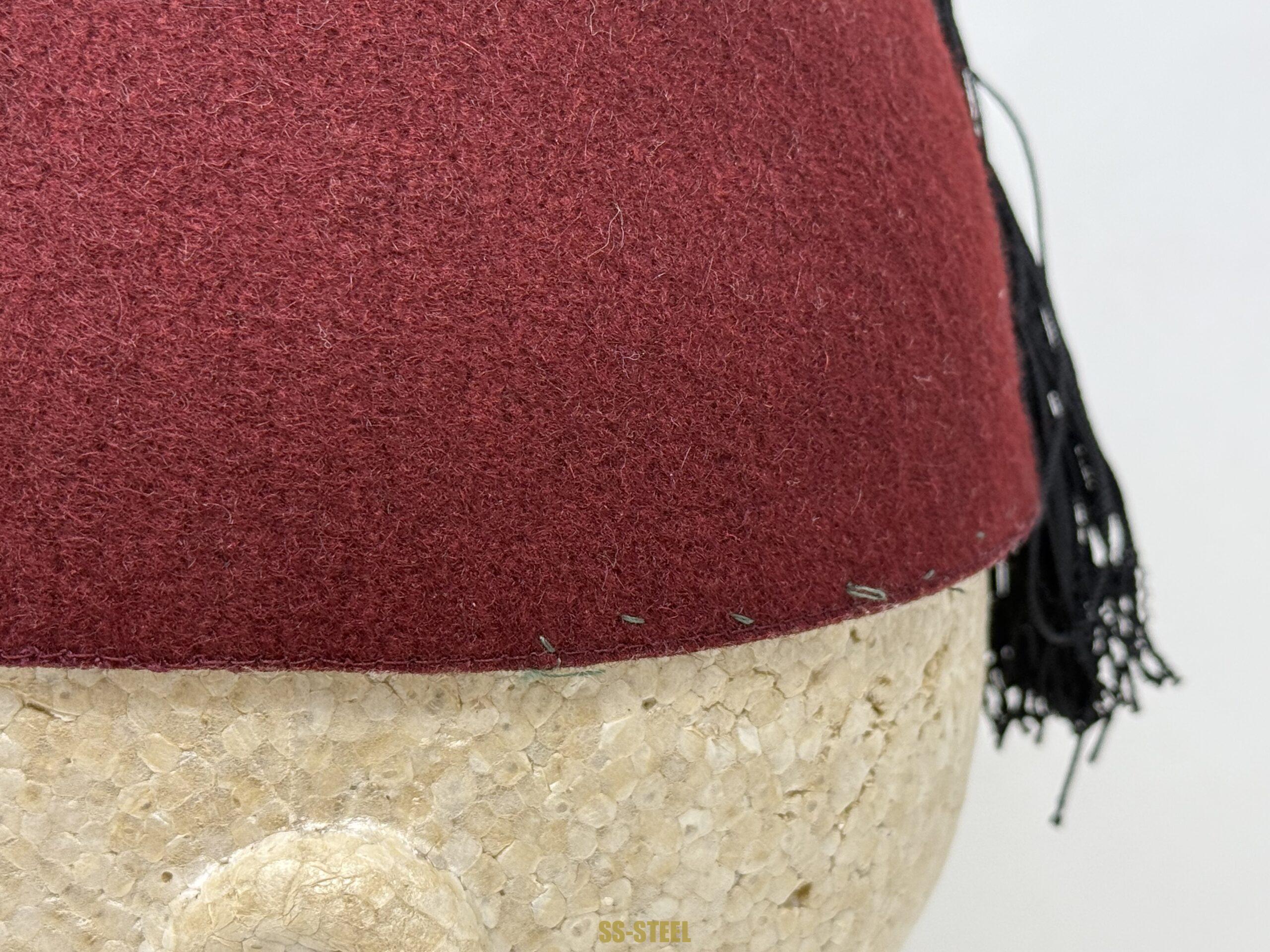 Service Used SS Fez with Prayer Hat - Image 9