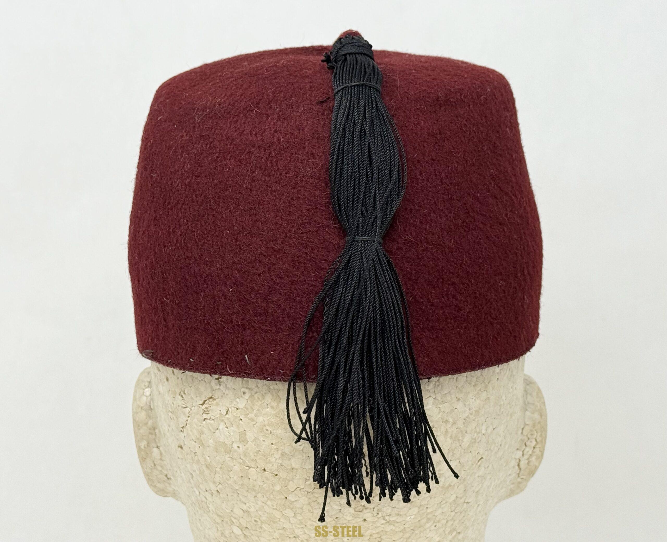 Service Used SS Fez with Prayer Hat - Image 11
