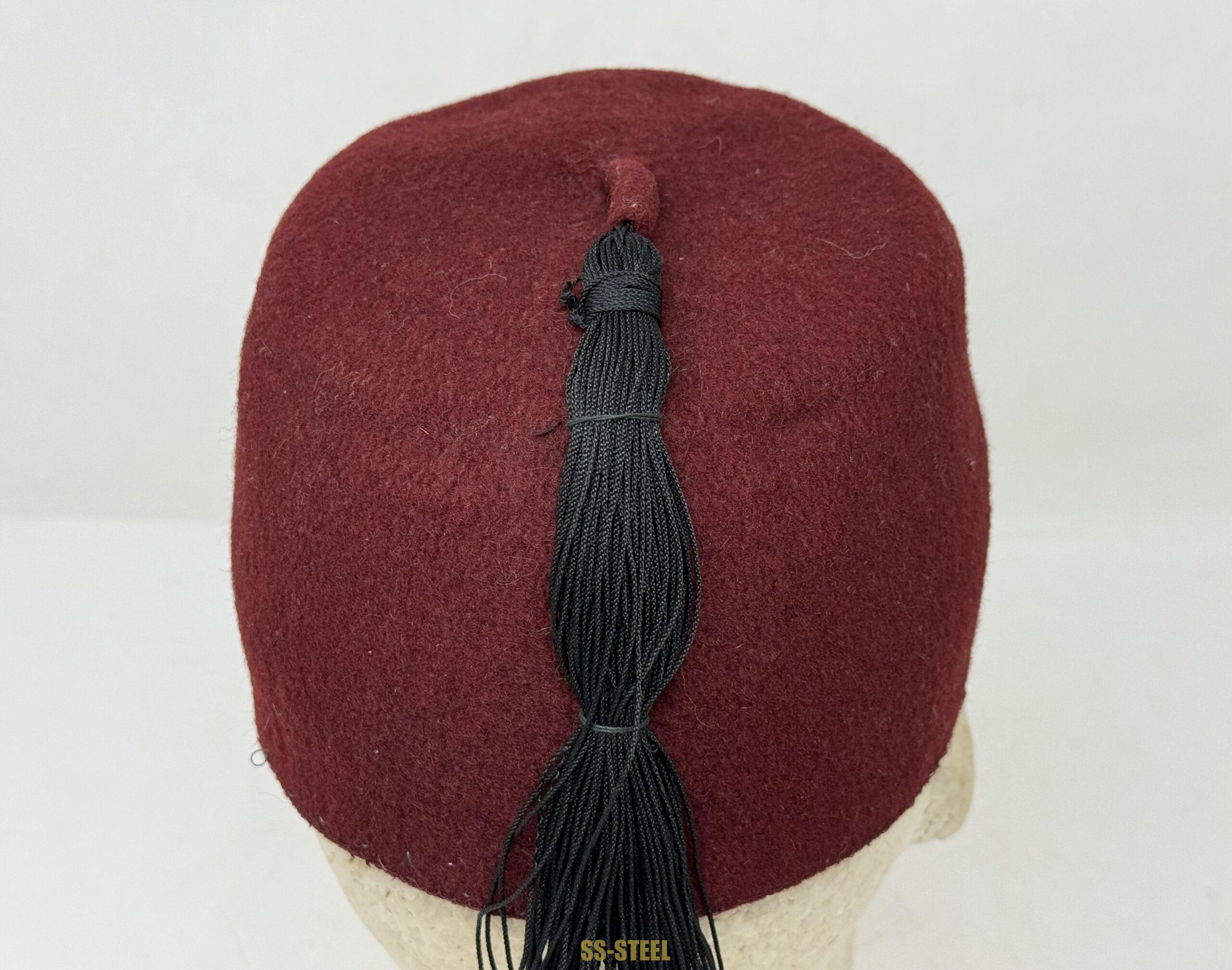 Service Used SS Fez with Prayer Hat - Image 12