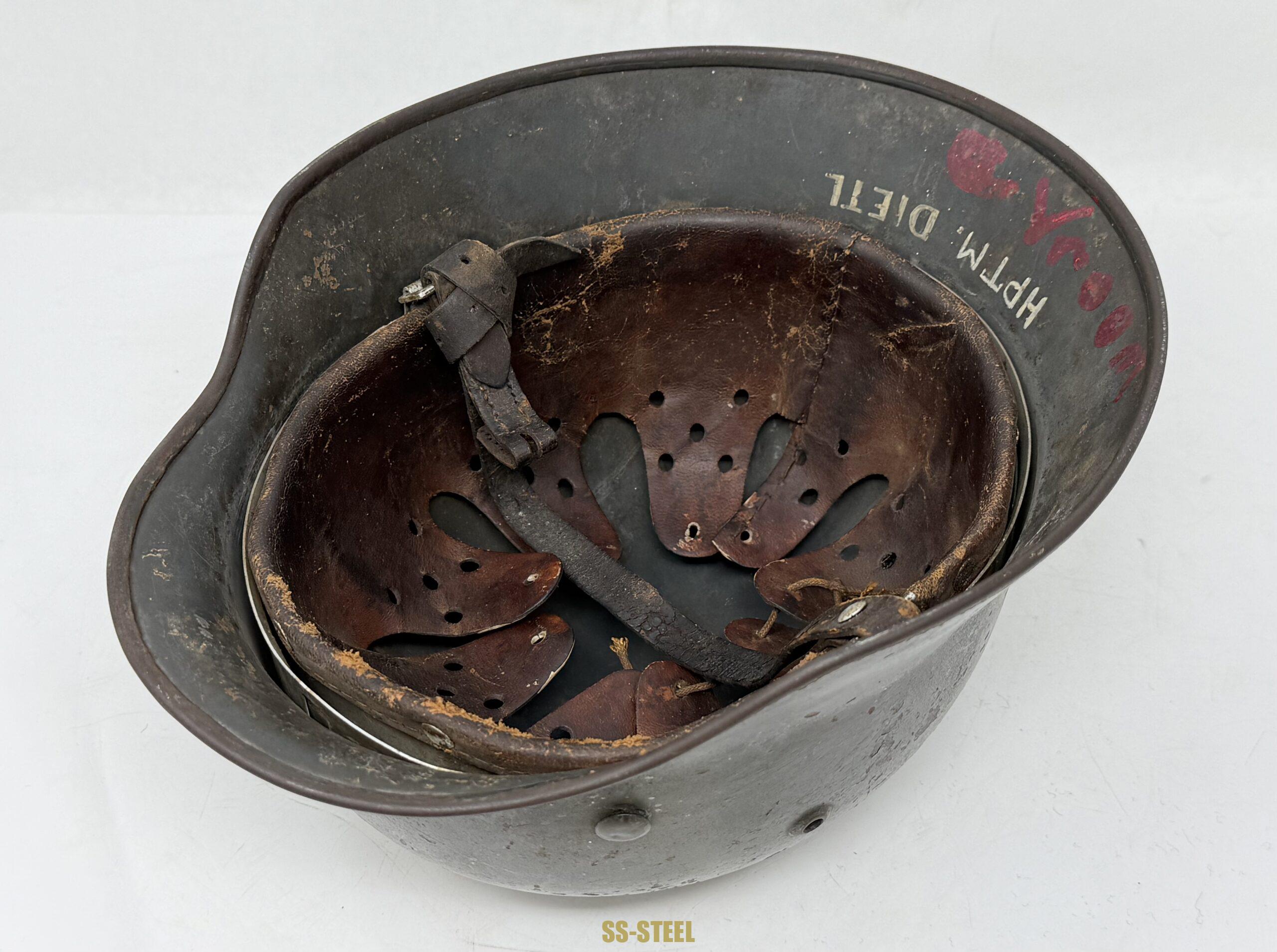 Luftwaffe M35 Unit/Named Camo Helmet - Image 10