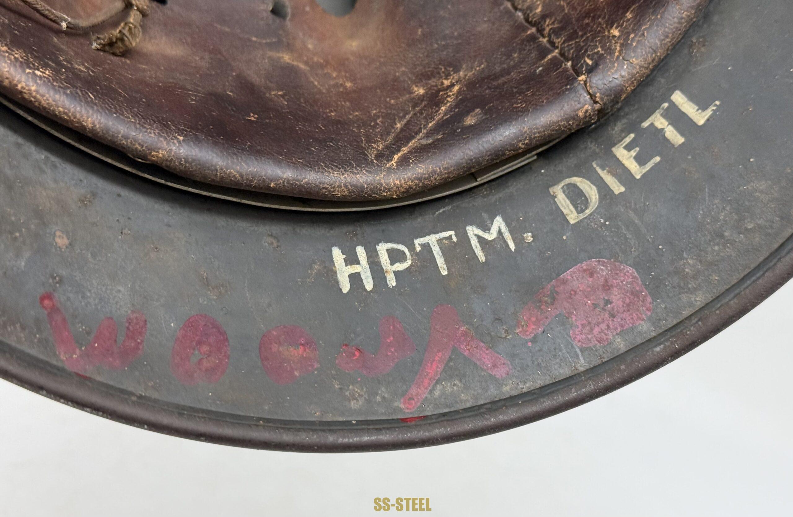 Luftwaffe M35 Unit/Named Camo Helmet - Image 13