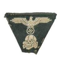 SS M43 Bevo Trapezoid Insignia--Cut Off