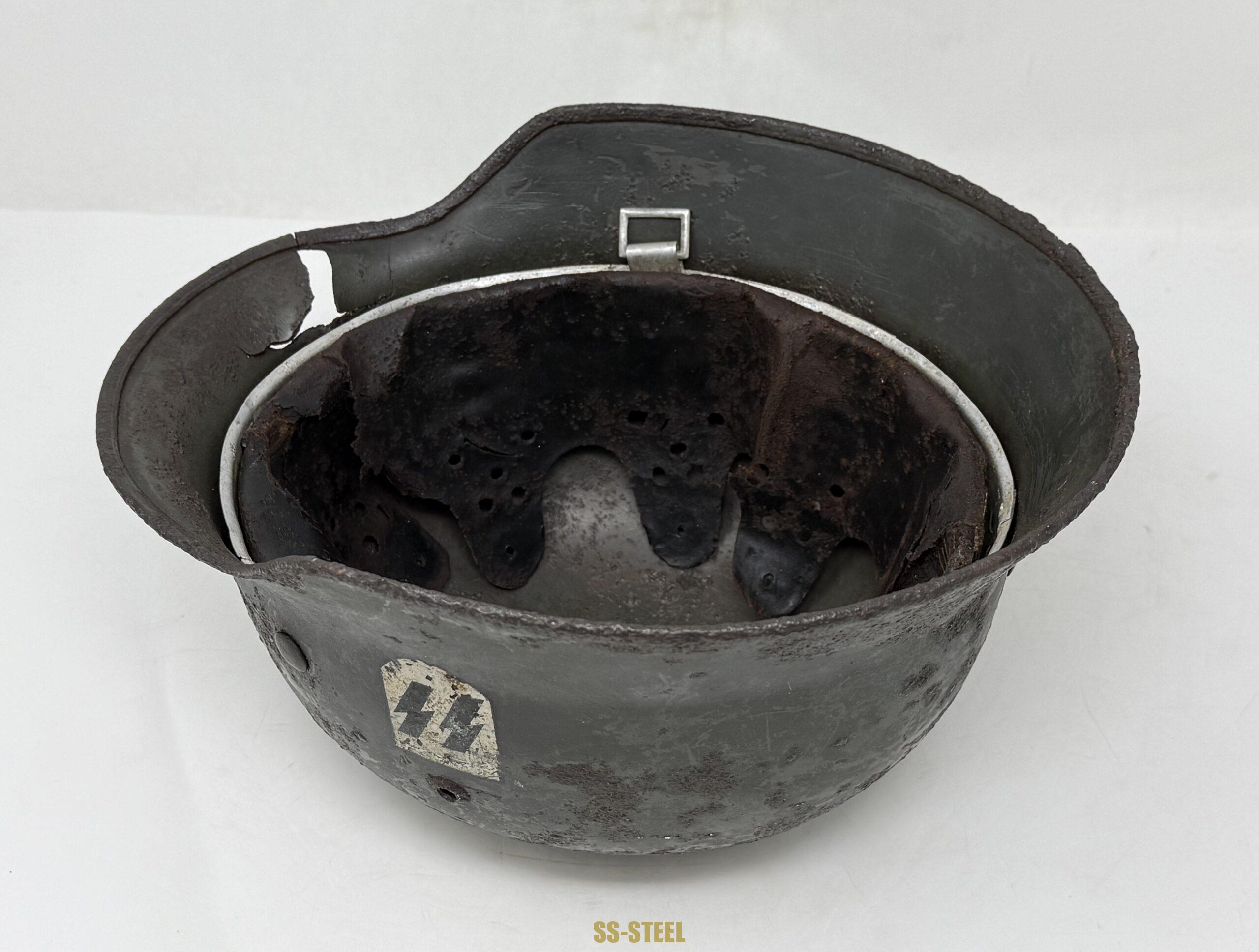 SS M35 Double Decal Helmet ET66 - Image 10