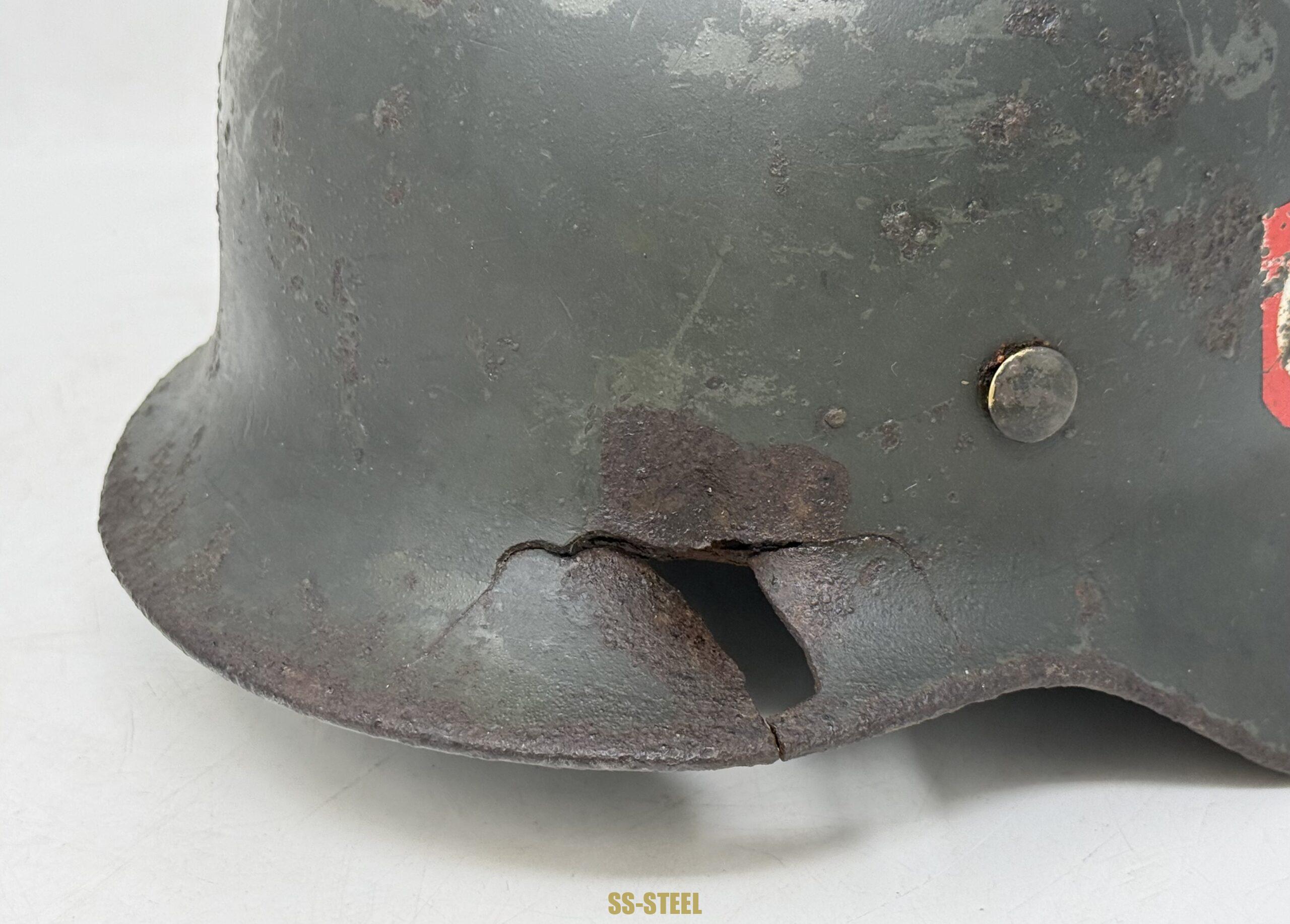 SS M35 Double Decal Helmet ET66 - Image 14