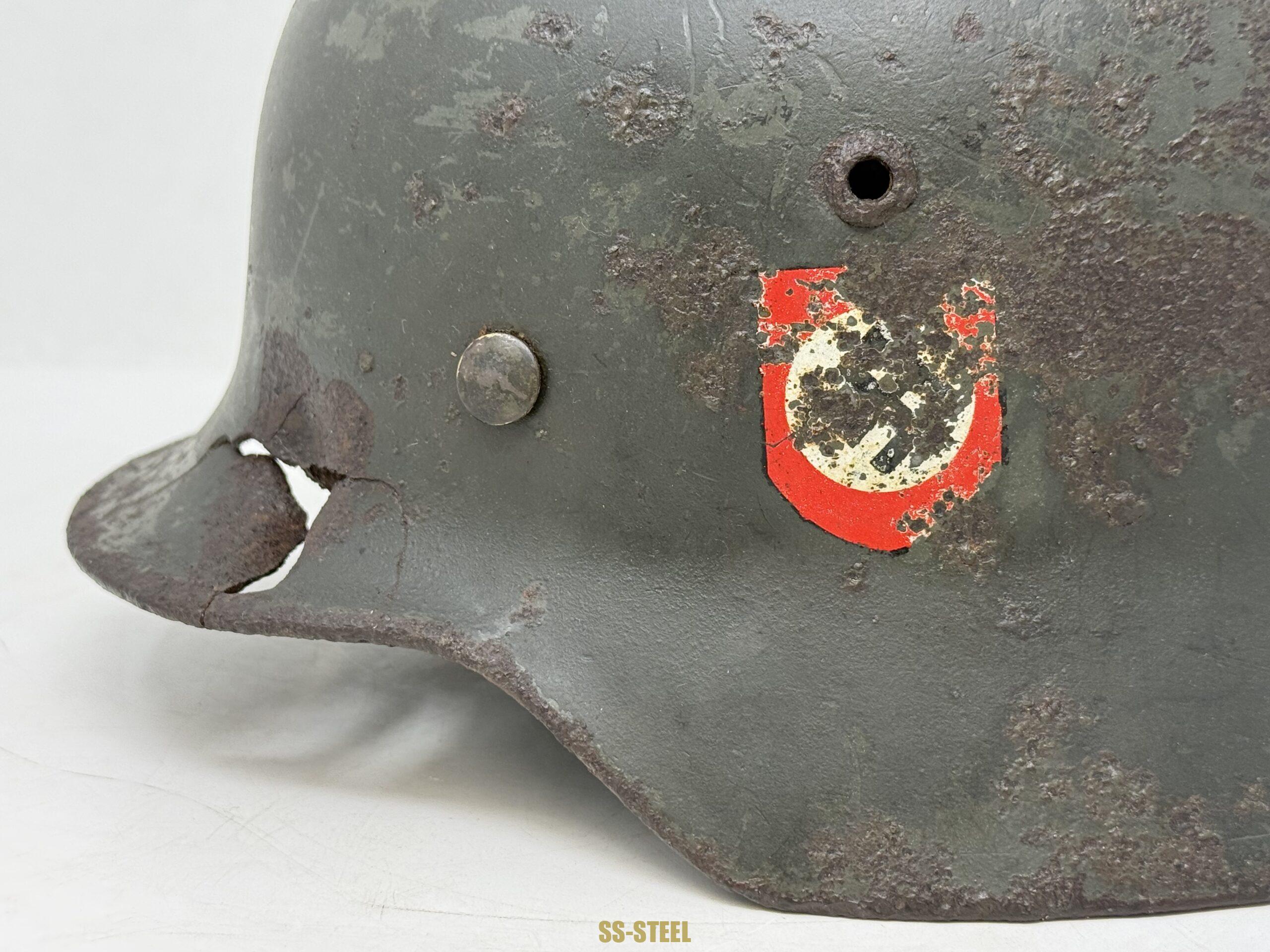 SS M35 Double Decal Helmet ET66 - Image 15