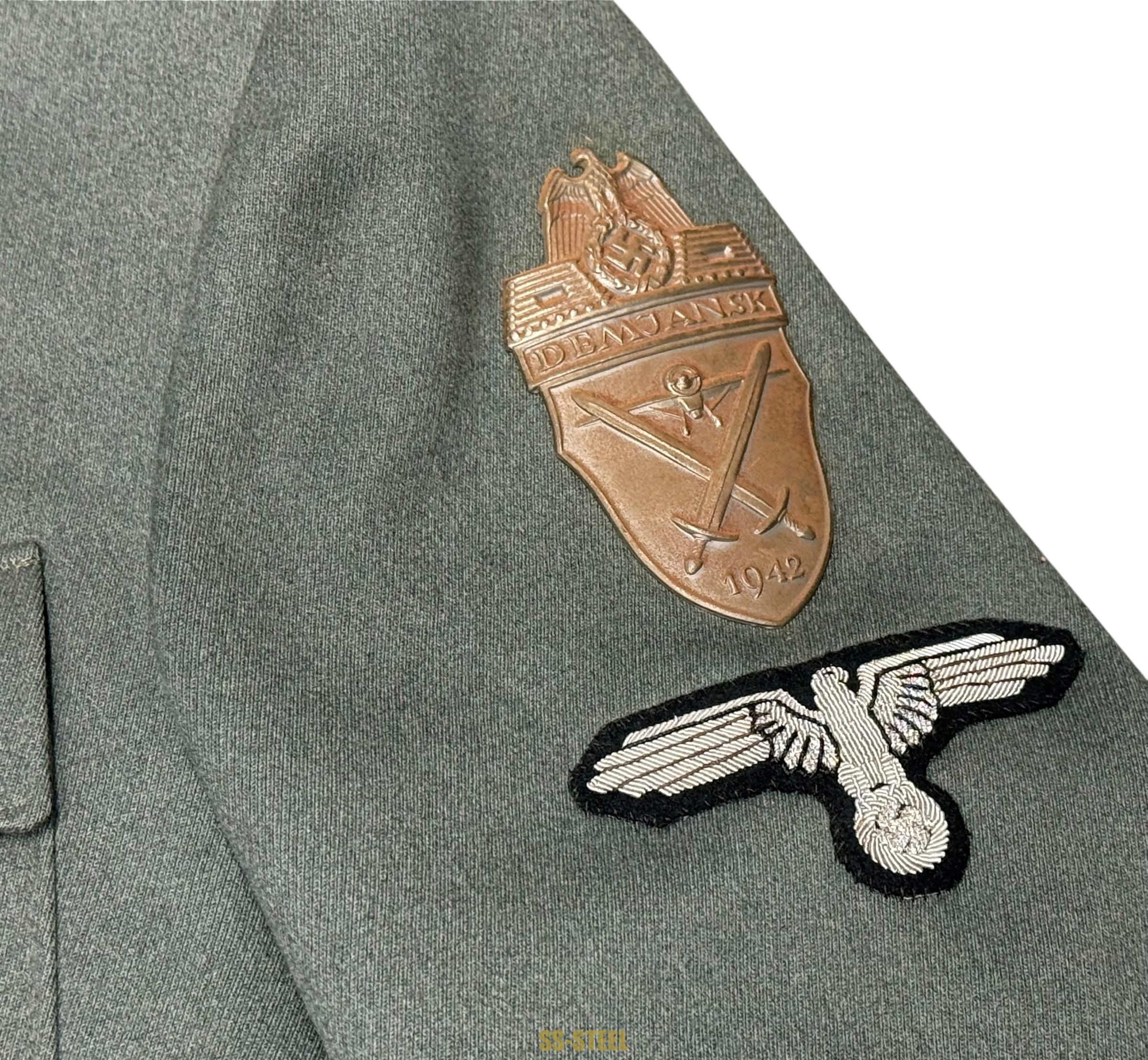 SS Officer M36 Tunic ,,Totenkopf" DEMJANSK - Image 9