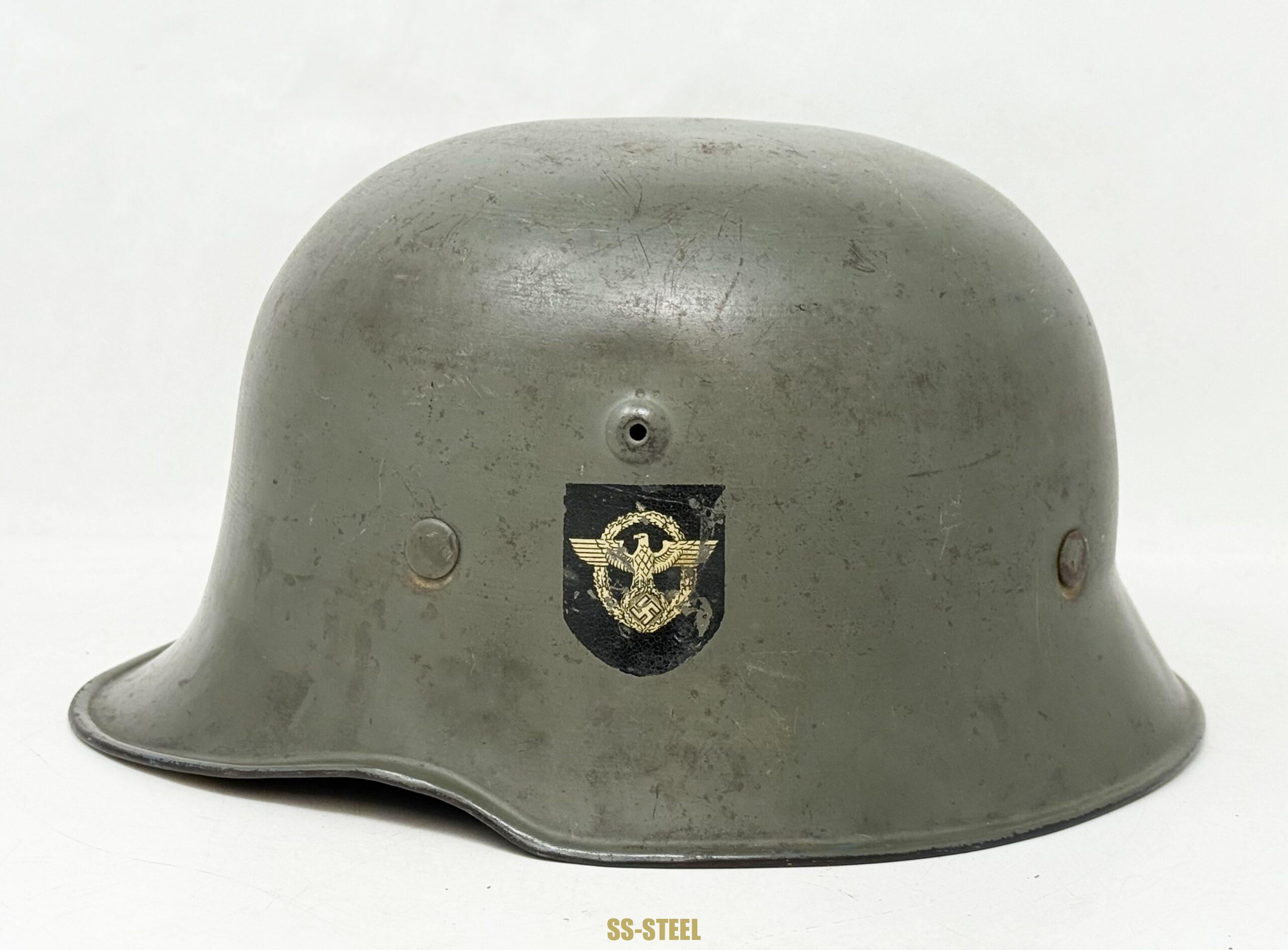Police M34 Double Decal Helmet - Image 2