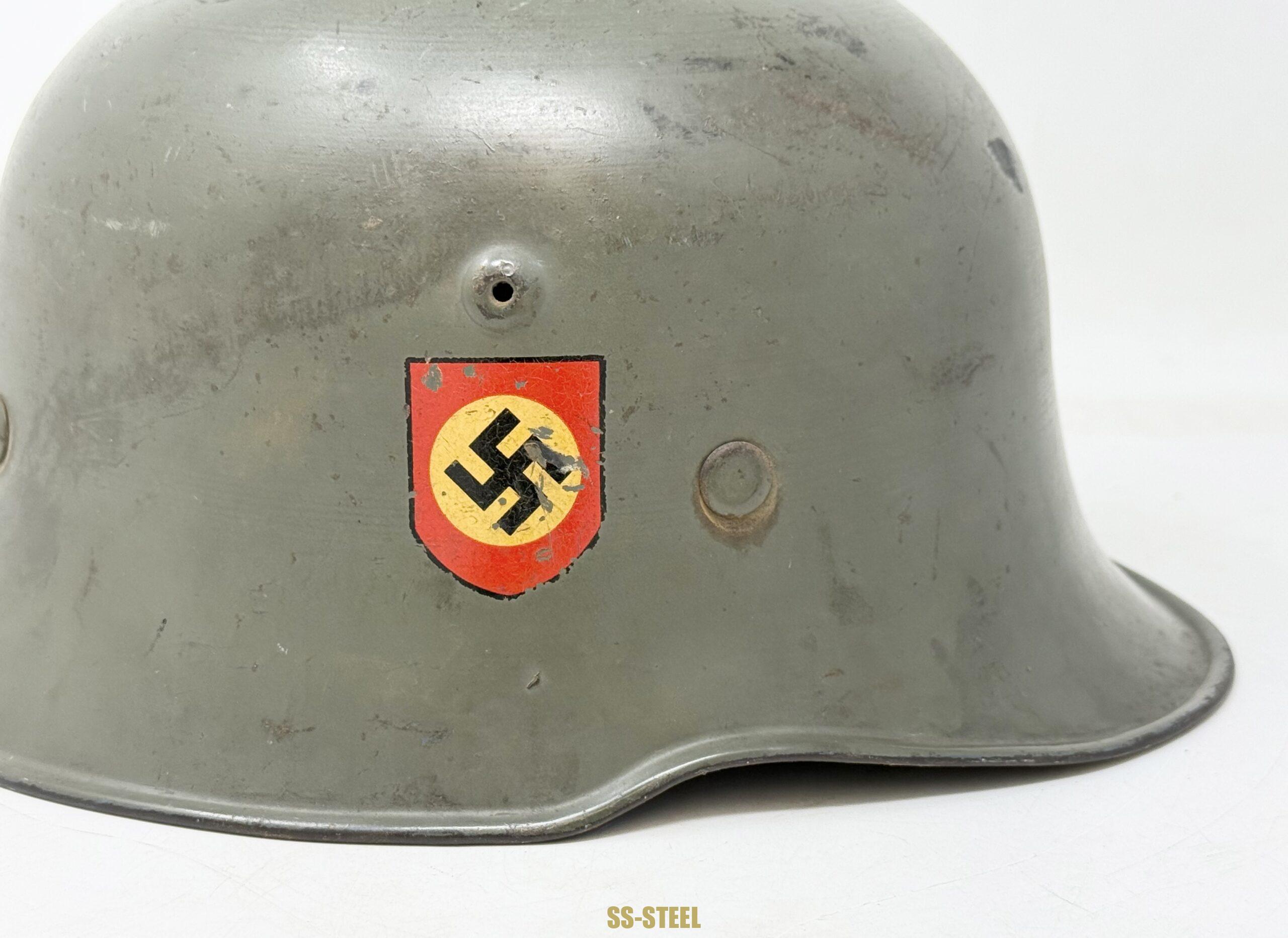 Police M34 Double Decal Helmet - Image 12
