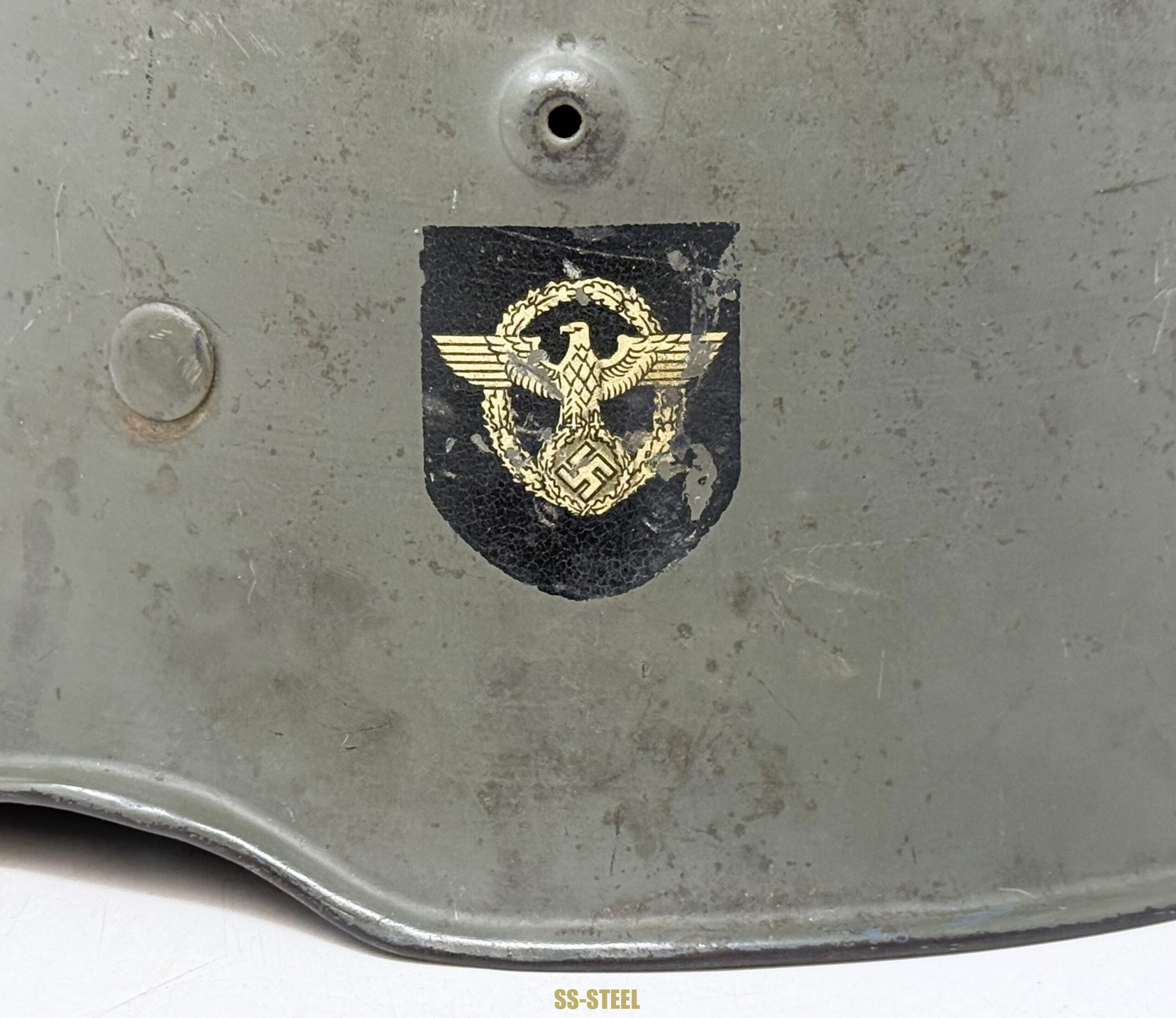 Police M34 Double Decal Helmet - Image 16