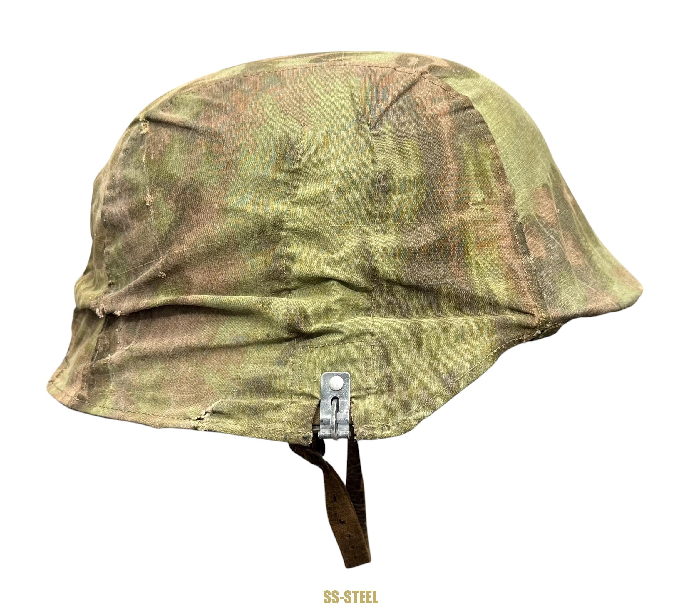SS Palm Pattern Camo Cover and M-42 ND Helmet
