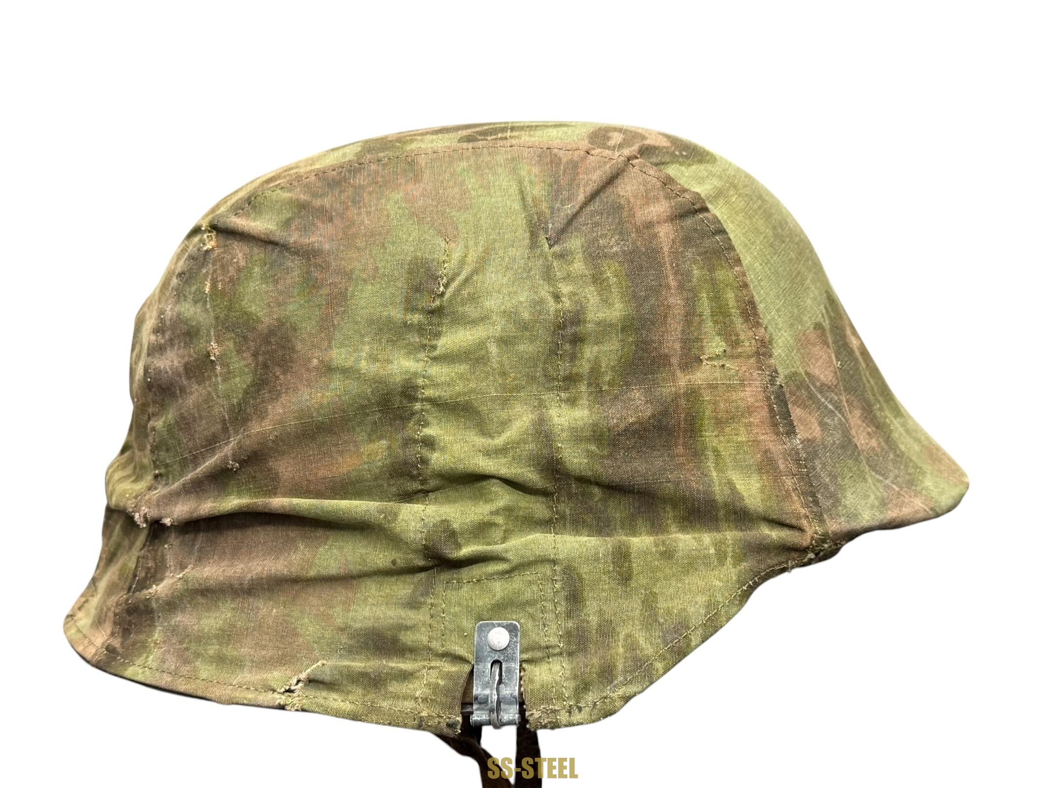 SS Palm Pattern Camo Cover and M-42 ND Helmet - Image 2