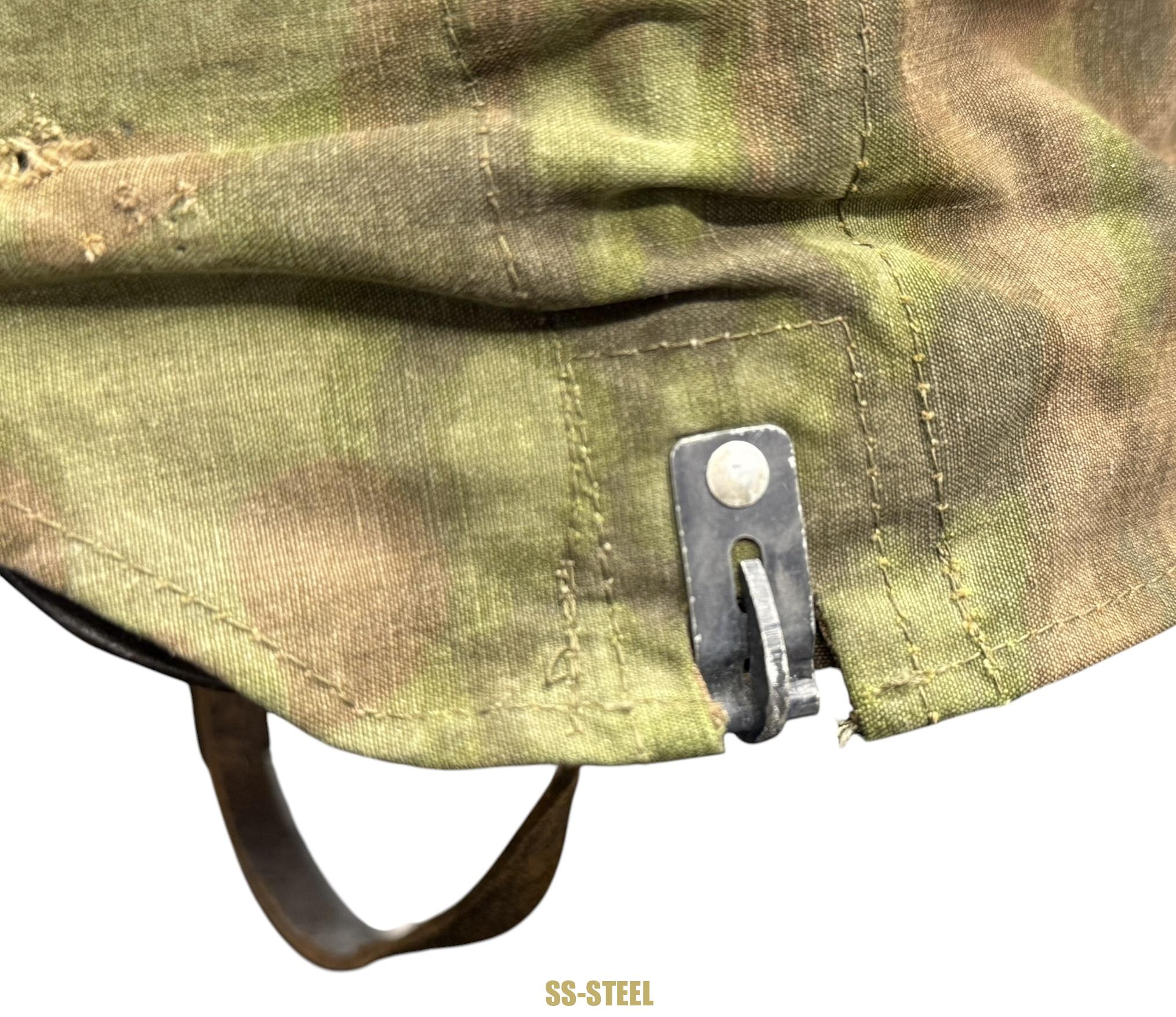 SS Palm Pattern Camo Cover and M-42 ND Helmet - Image 10