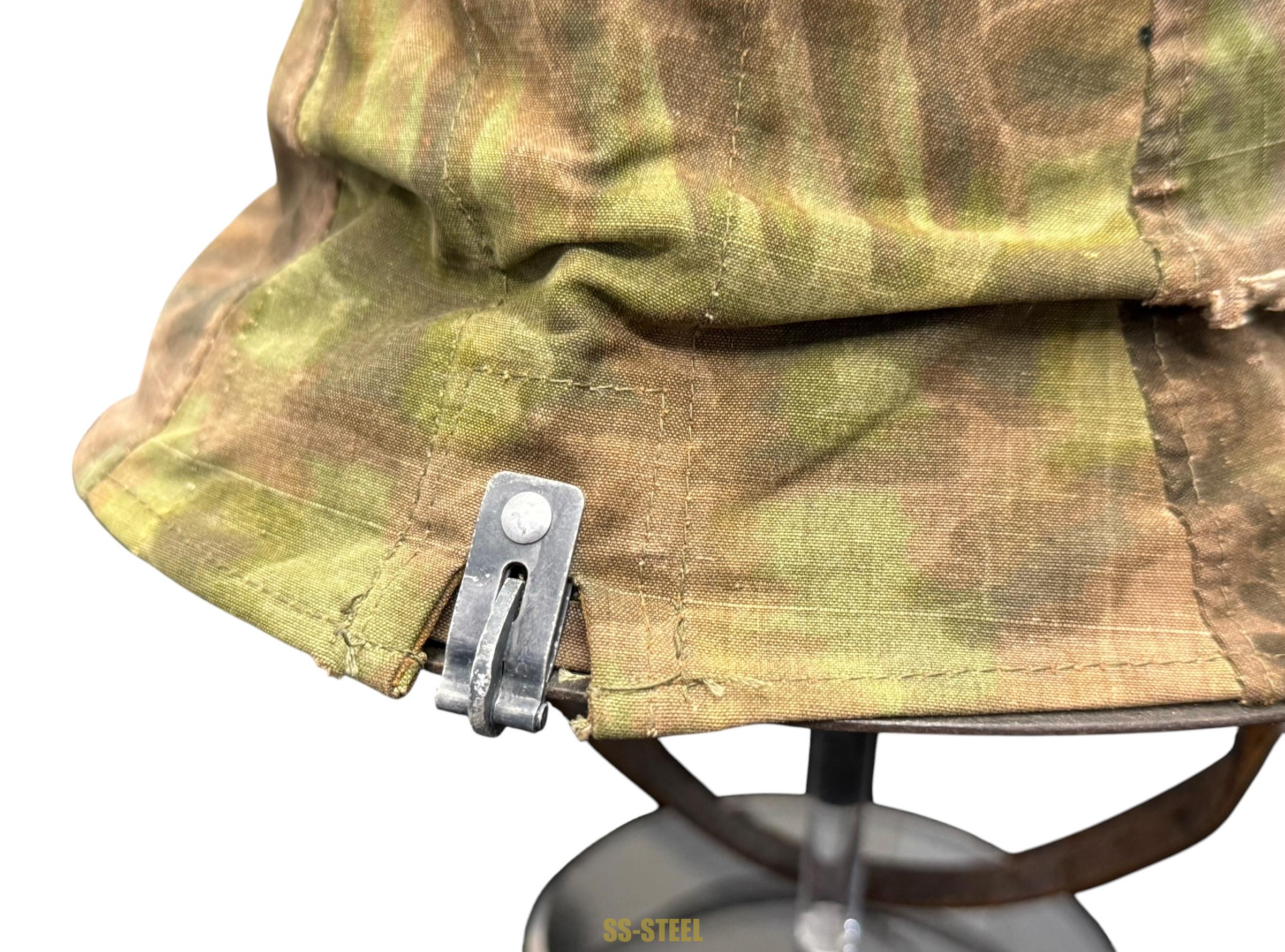 SS Palm Pattern Camo Cover and M-42 ND Helmet - Image 11