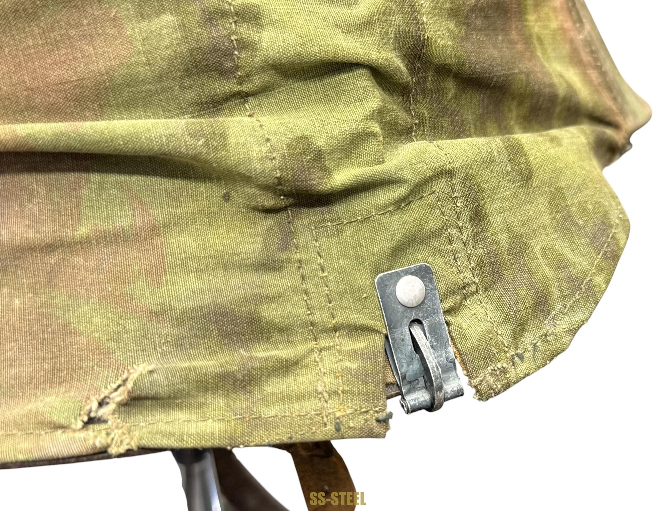 SS Palm Pattern Camo Cover and M-42 ND Helmet - Image 12
