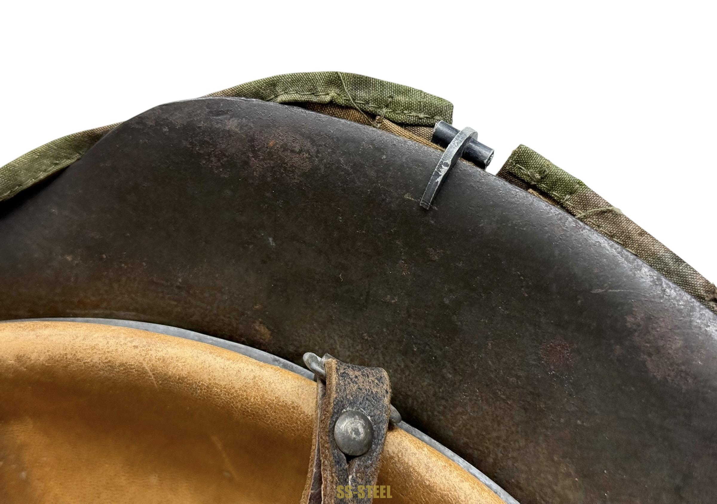 SS Palm Pattern Camo Cover and M-42 ND Helmet - Image 15