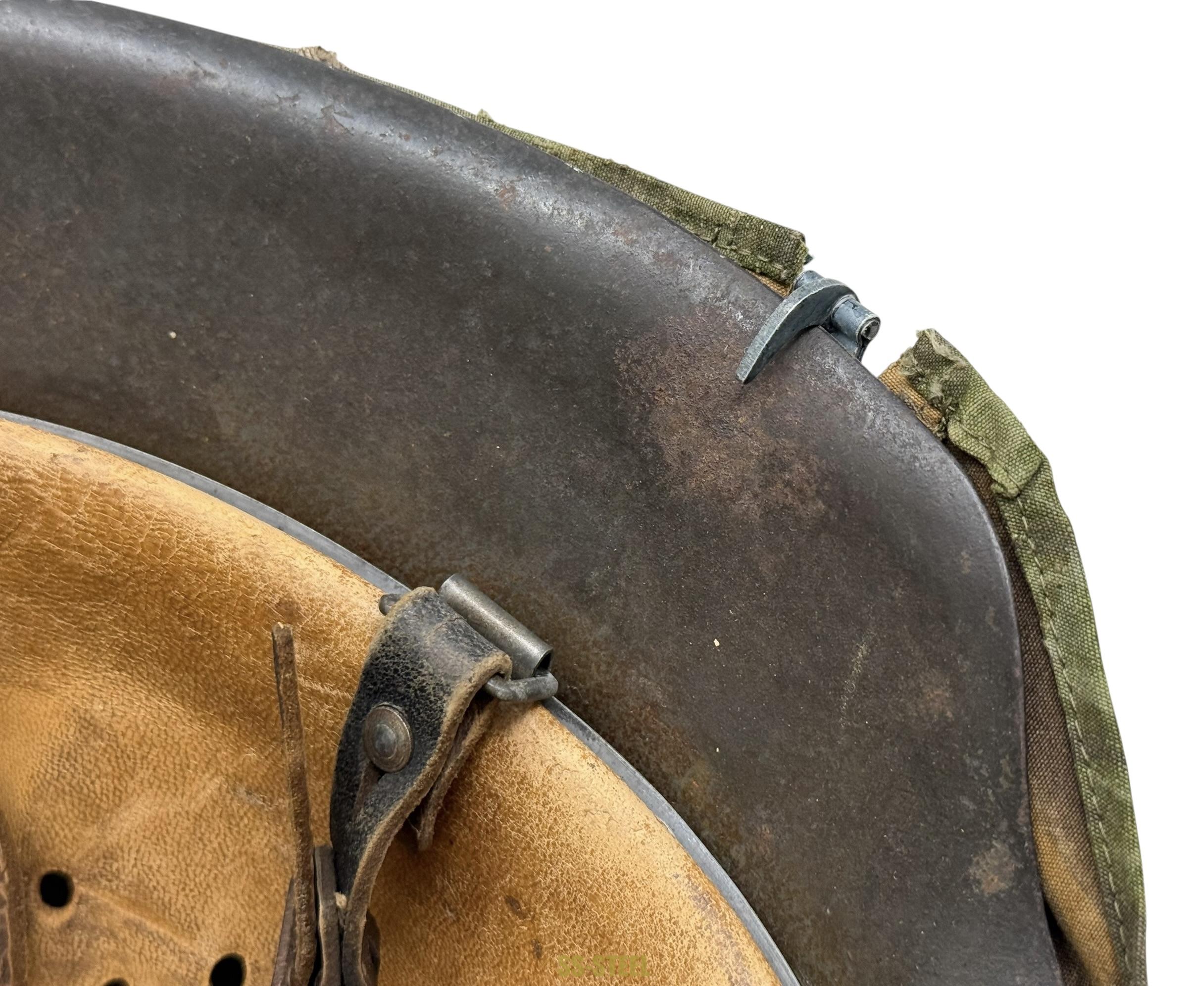 SS Palm Pattern Camo Cover and M-42 ND Helmet - Image 16