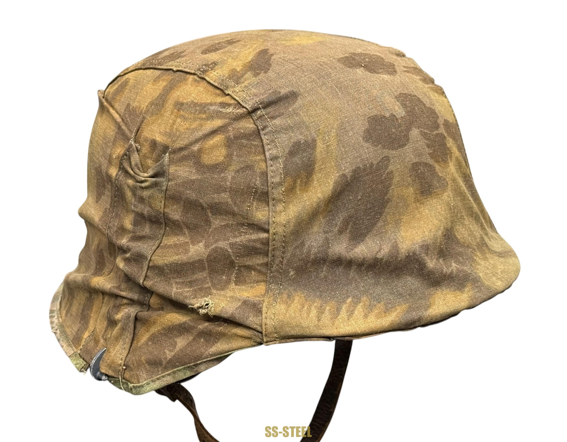 SS Palm Pattern Camo Cover and M-42 ND Helmet - Image 19
