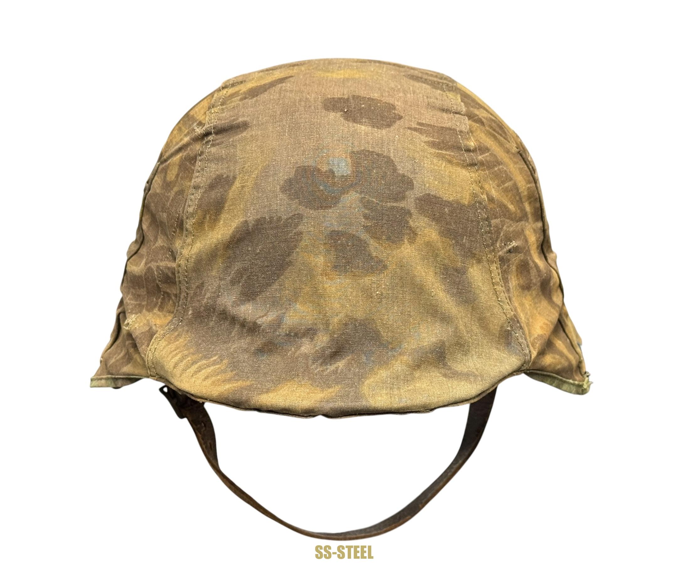 SS Palm Pattern Camo Cover and M-42 ND Helmet - Image 20