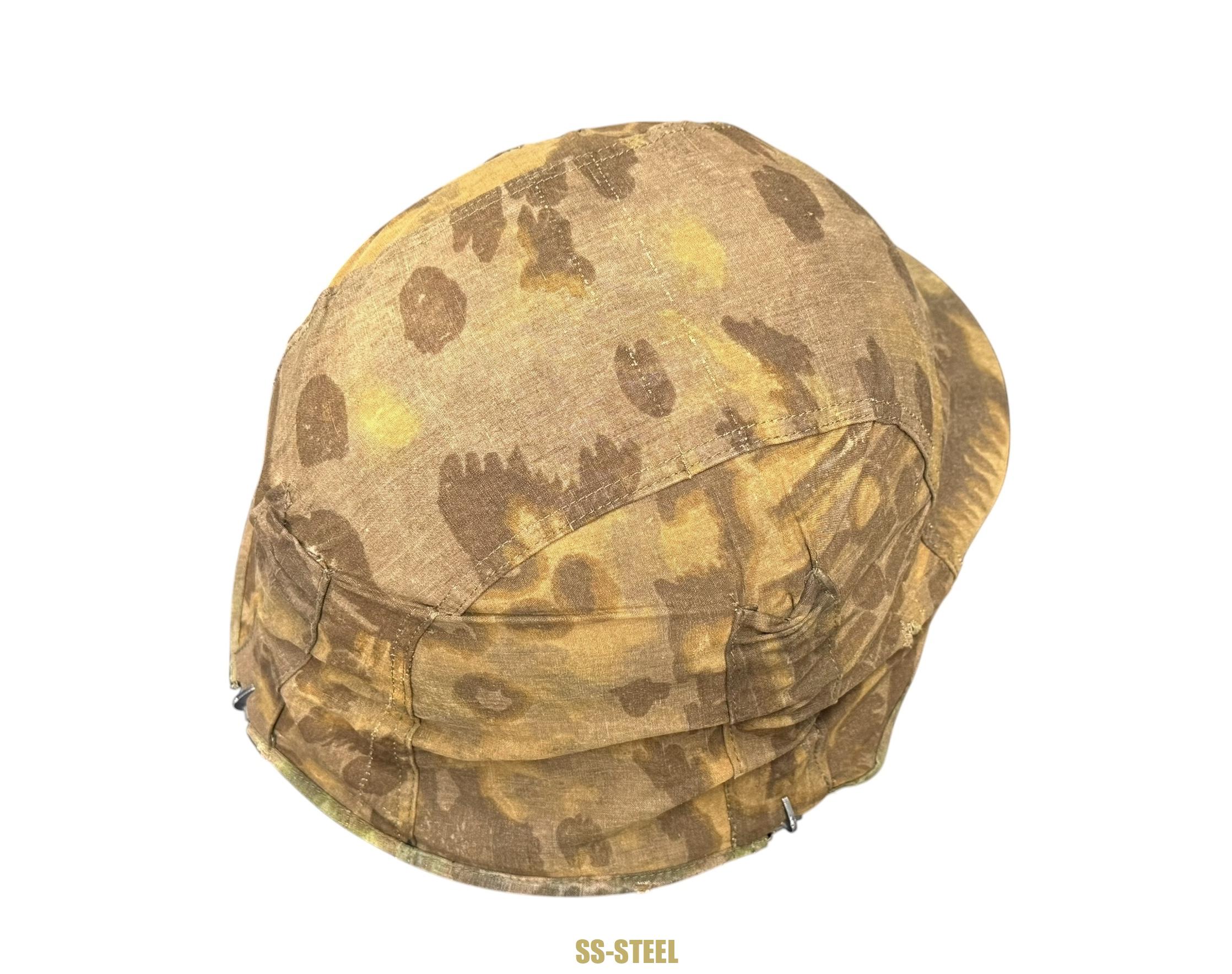 SS Palm Pattern Camo Cover and M-42 ND Helmet - Image 23