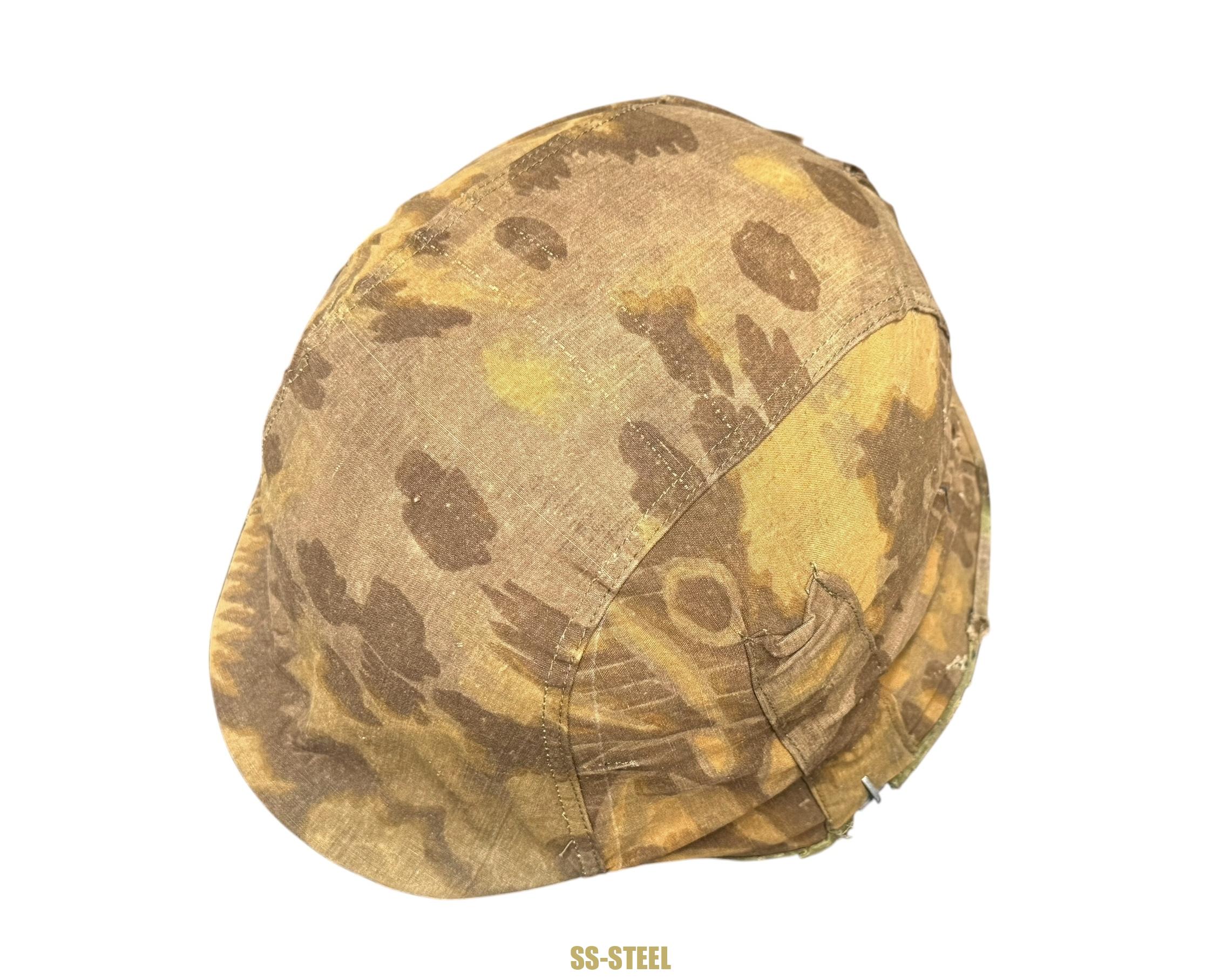 SS Palm Pattern Camo Cover and M-42 ND Helmet - Image 24