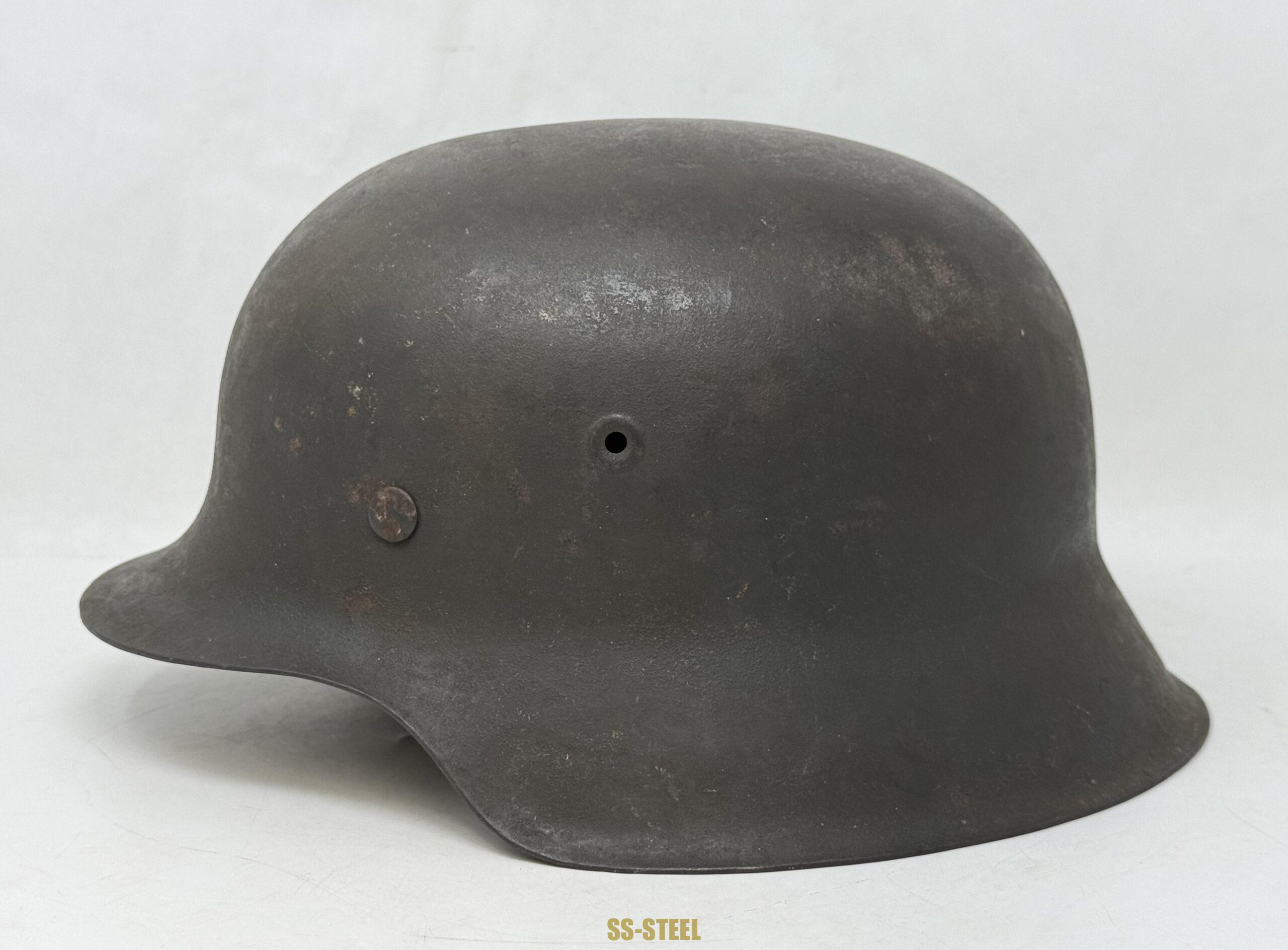 SS Palm Pattern Camo Cover and M-42 ND Helmet - Image 26