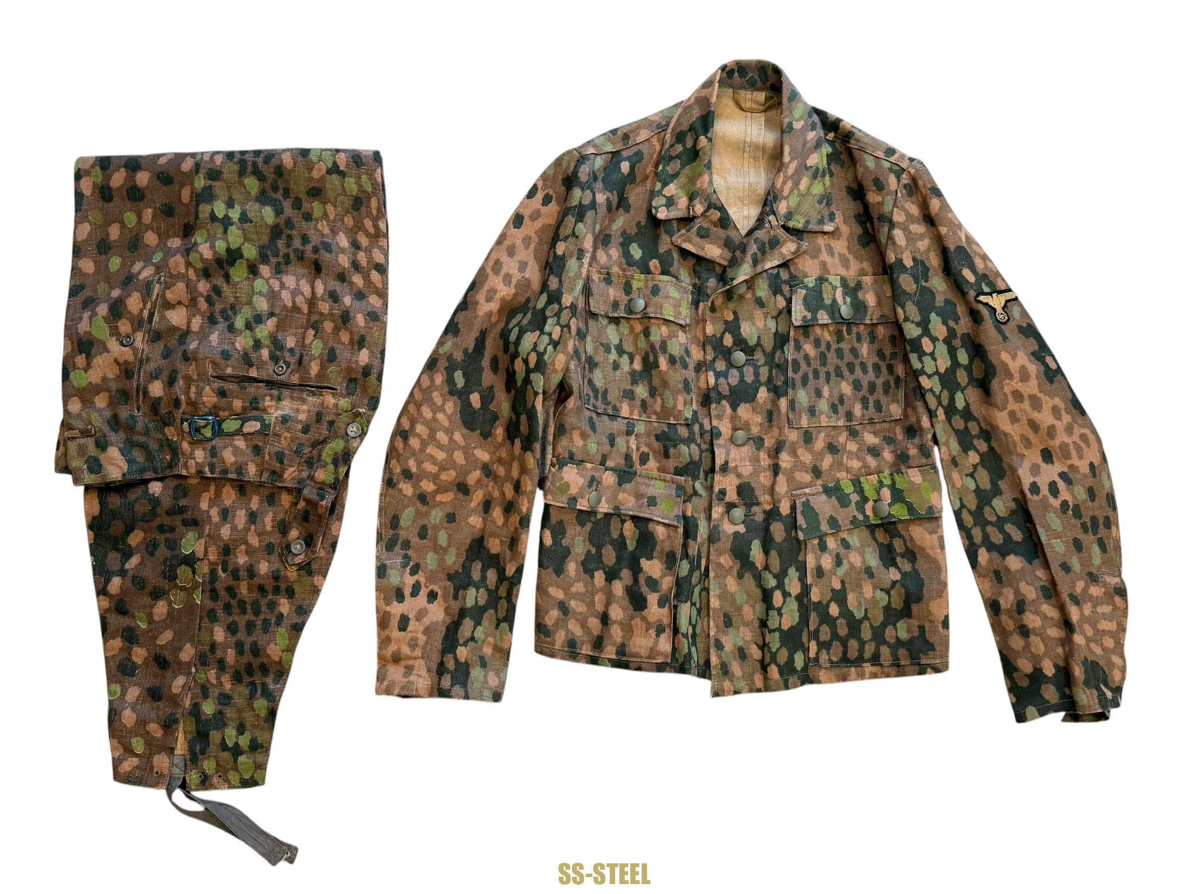 SS DOT 44 Camo Tunic & Trousers Set -SS BW