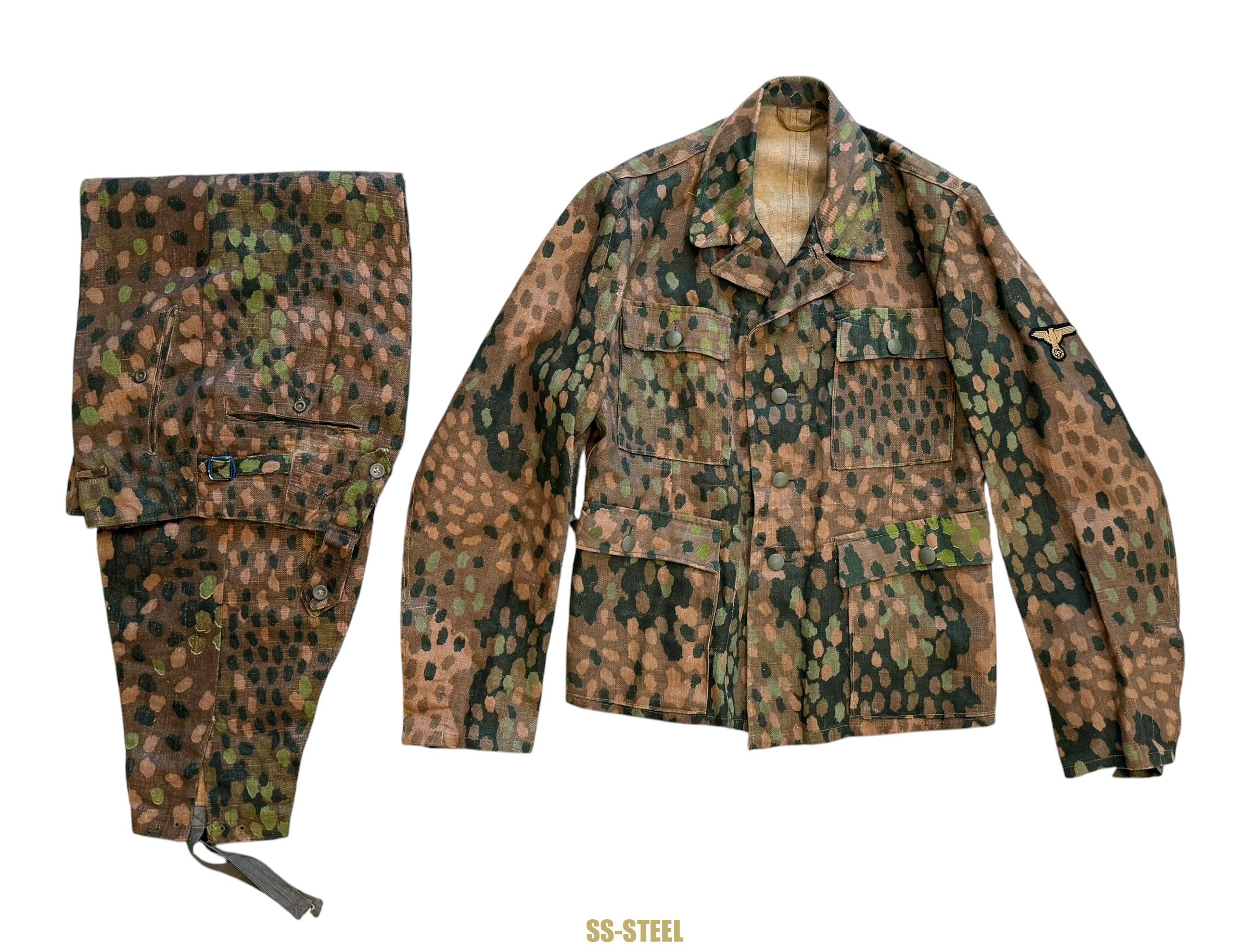 SS DOT 44 Camo Tunic & Trousers Set -SS BW - Image 29