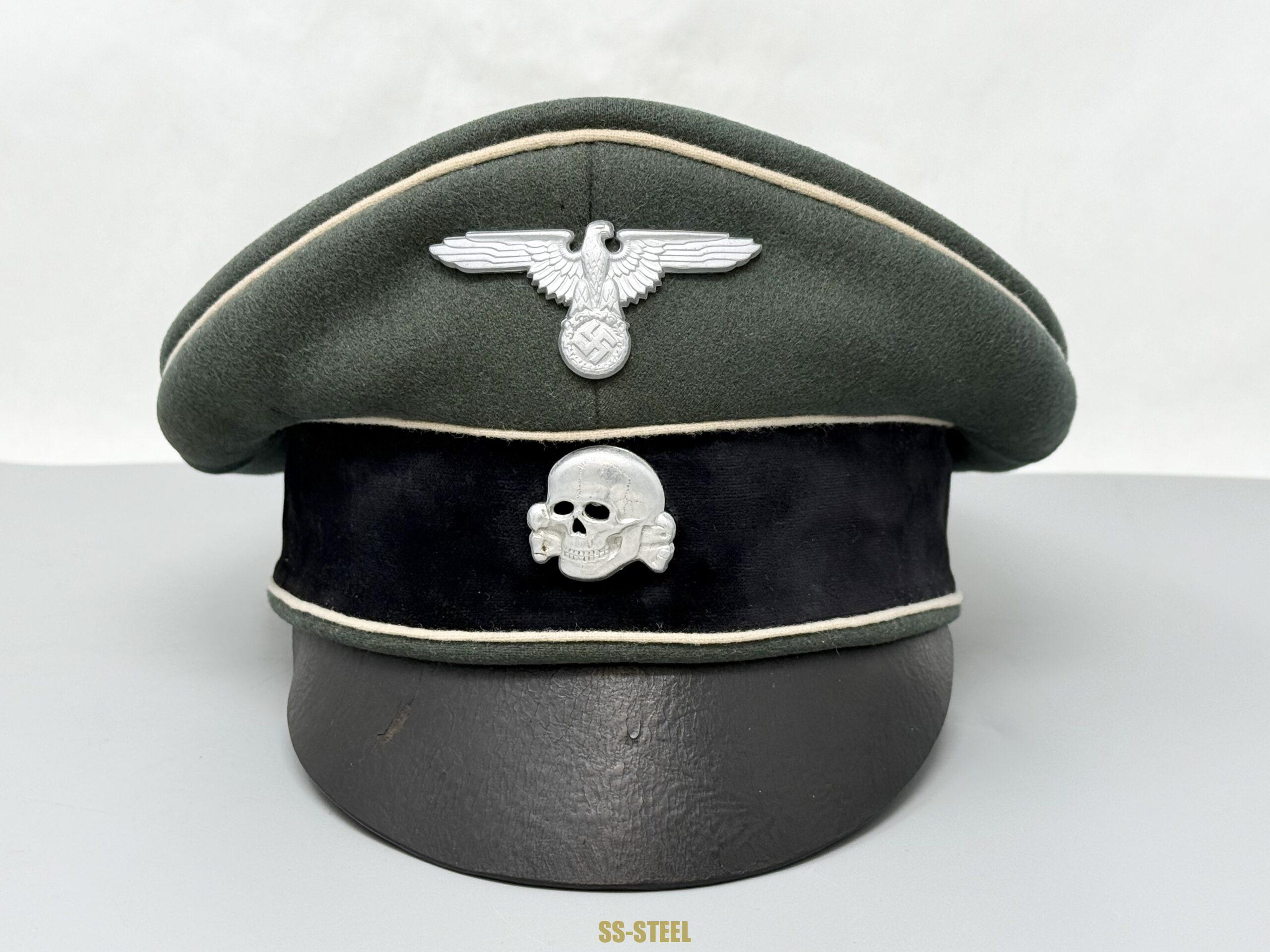 Waffen-SS Officer's Crusher Visor Cap - Image 2