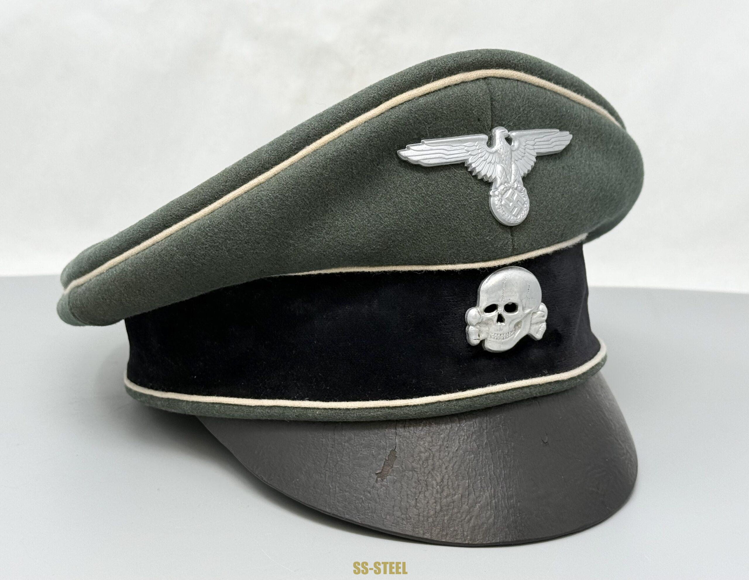 Waffen-SS Officer's Crusher Visor Cap - Image 4