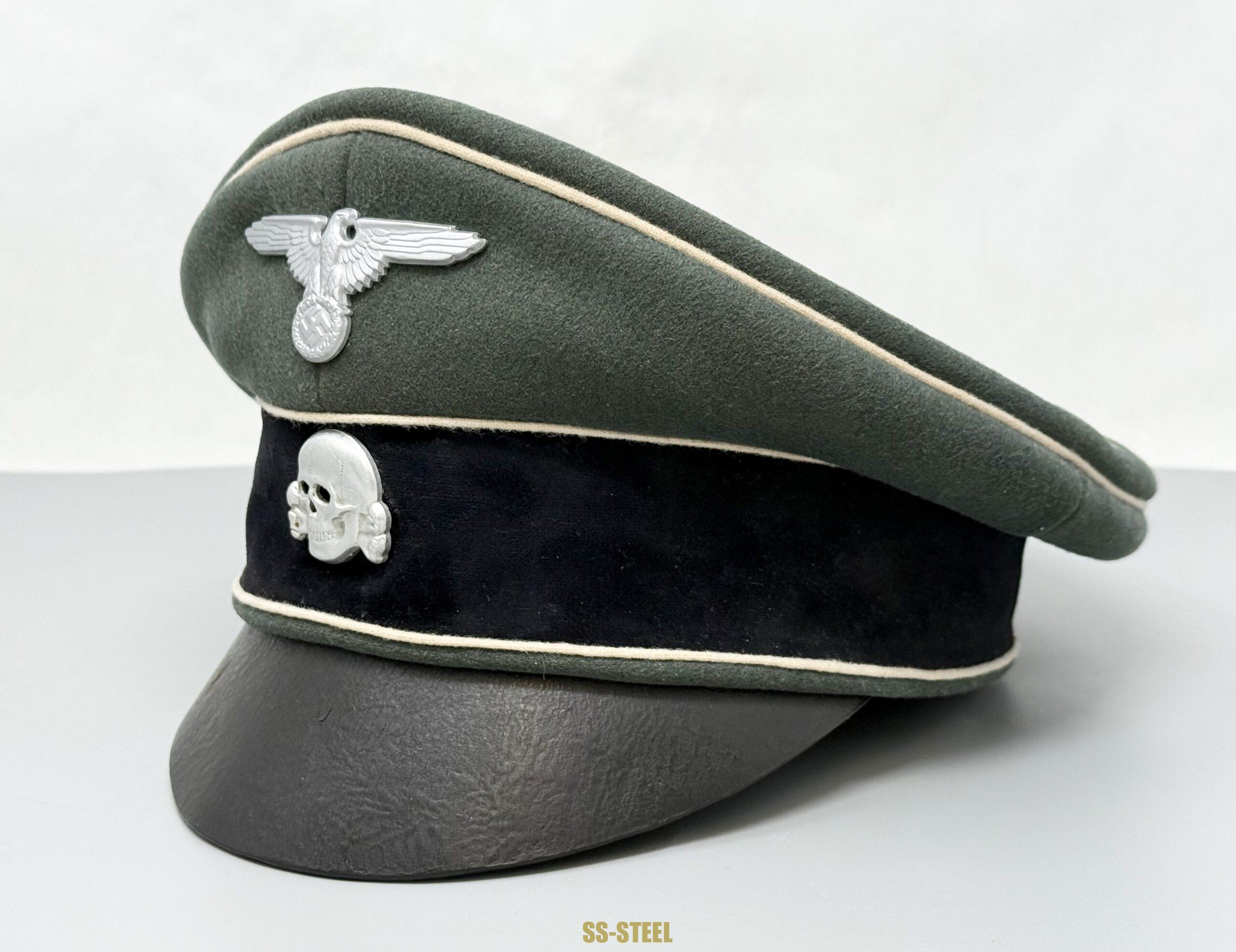 Waffen-SS Officer's Crusher Visor Cap - Image 6