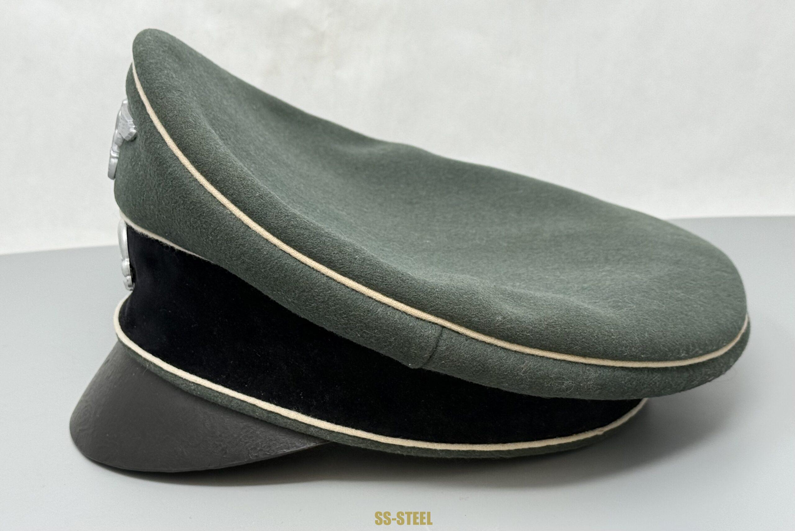 Waffen-SS Officer's Crusher Visor Cap - Image 7
