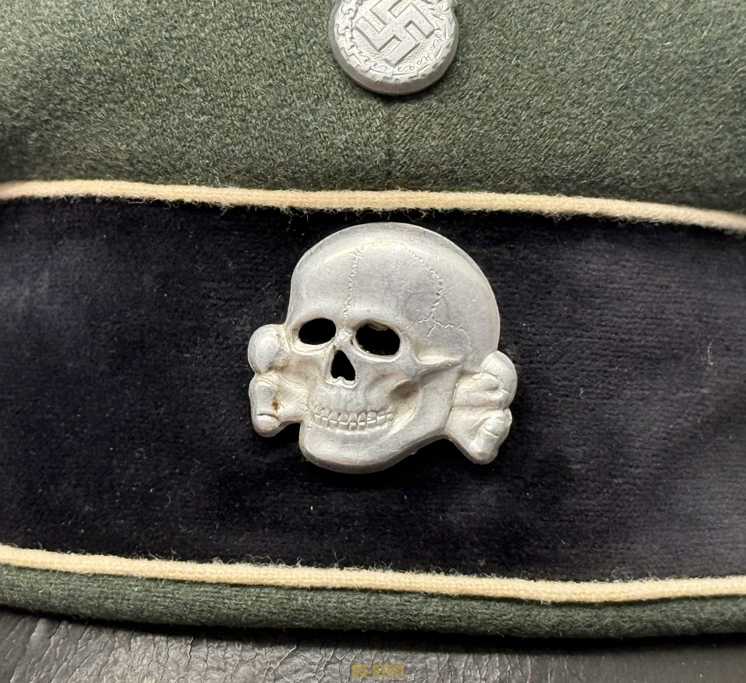 Waffen-SS Officer's Crusher Visor Cap - Image 19