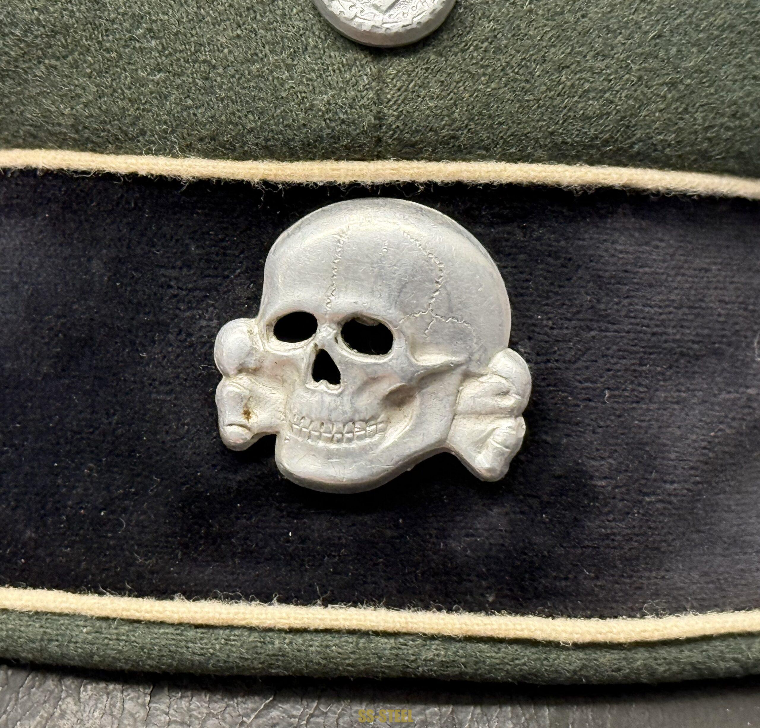 Waffen-SS Officer's Crusher Visor Cap - Image 16