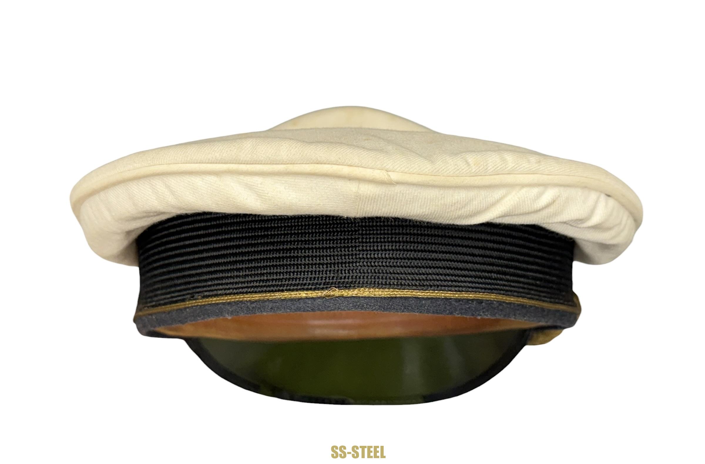 Luftwaffe General's White Top Visor Cap - Image 8