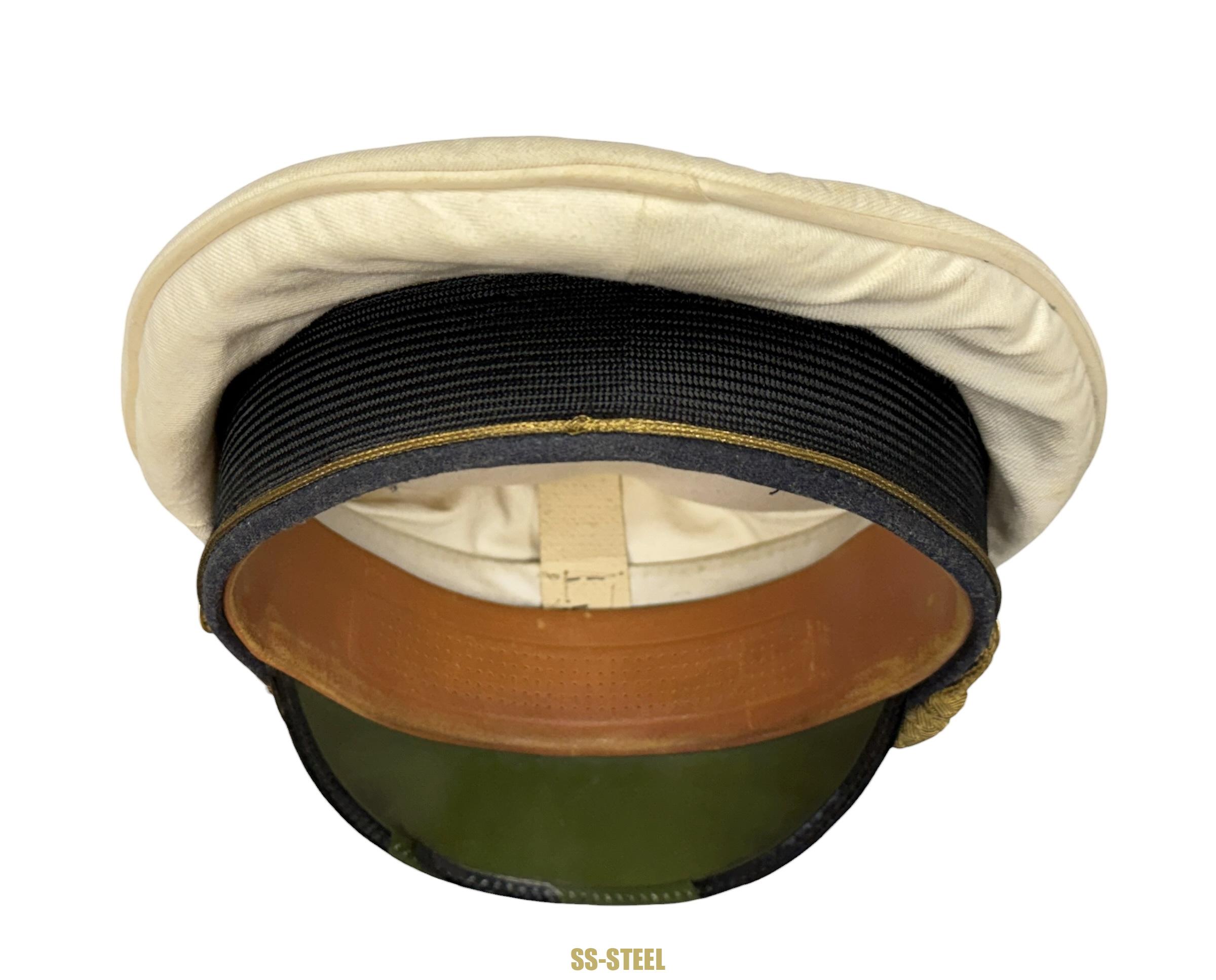 Luftwaffe General's White Top Visor Cap - Image 9