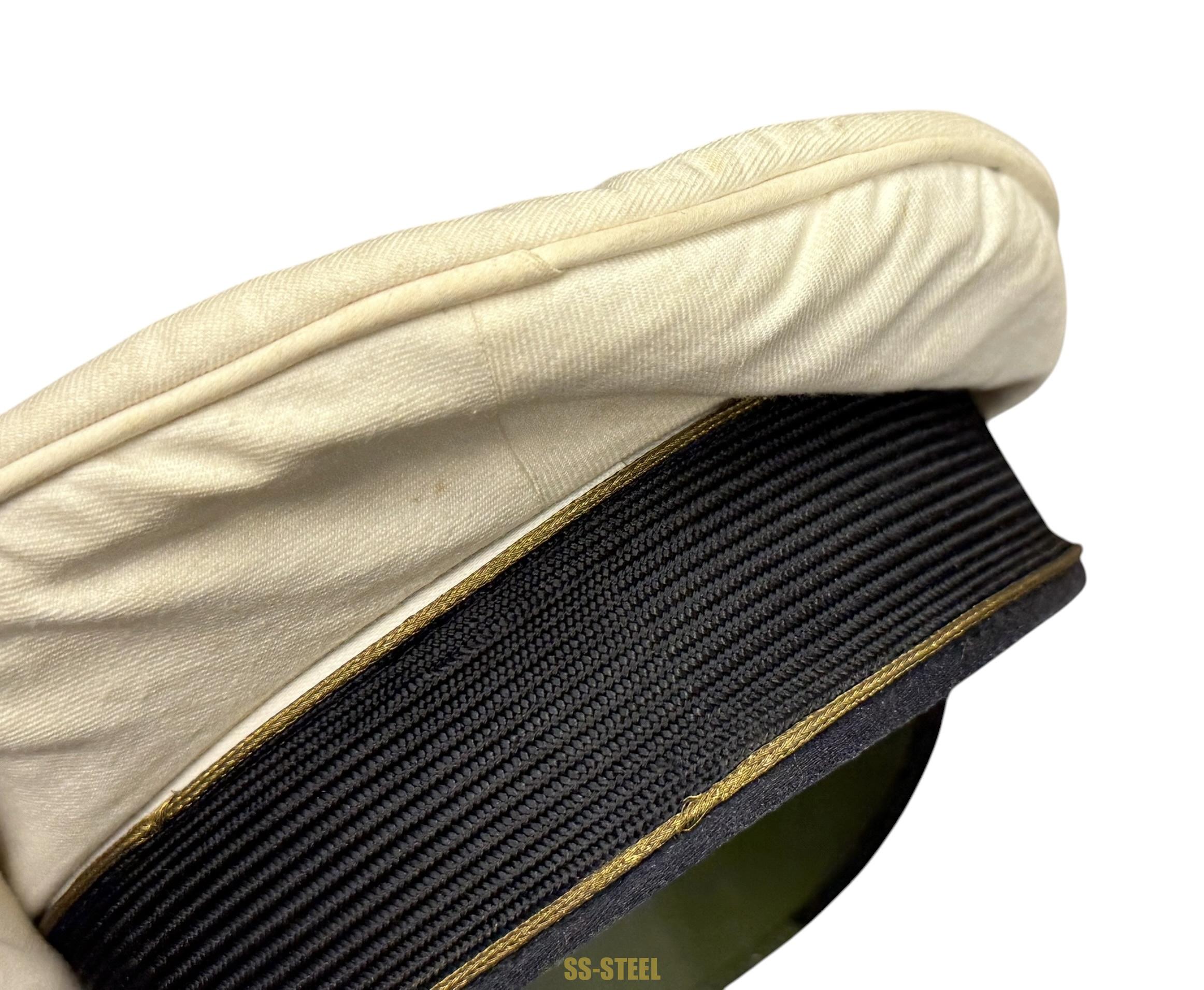 Luftwaffe General's White Top Visor Cap - Image 10