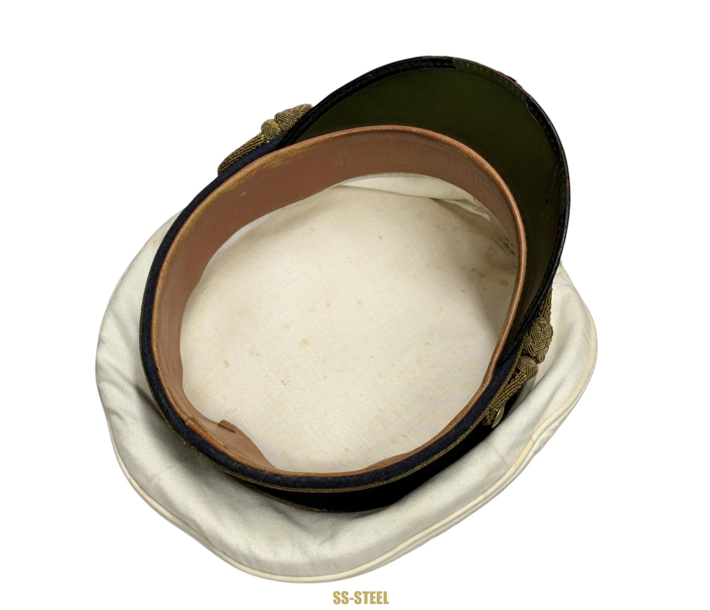 Luftwaffe General's White Top Visor Cap - Image 11