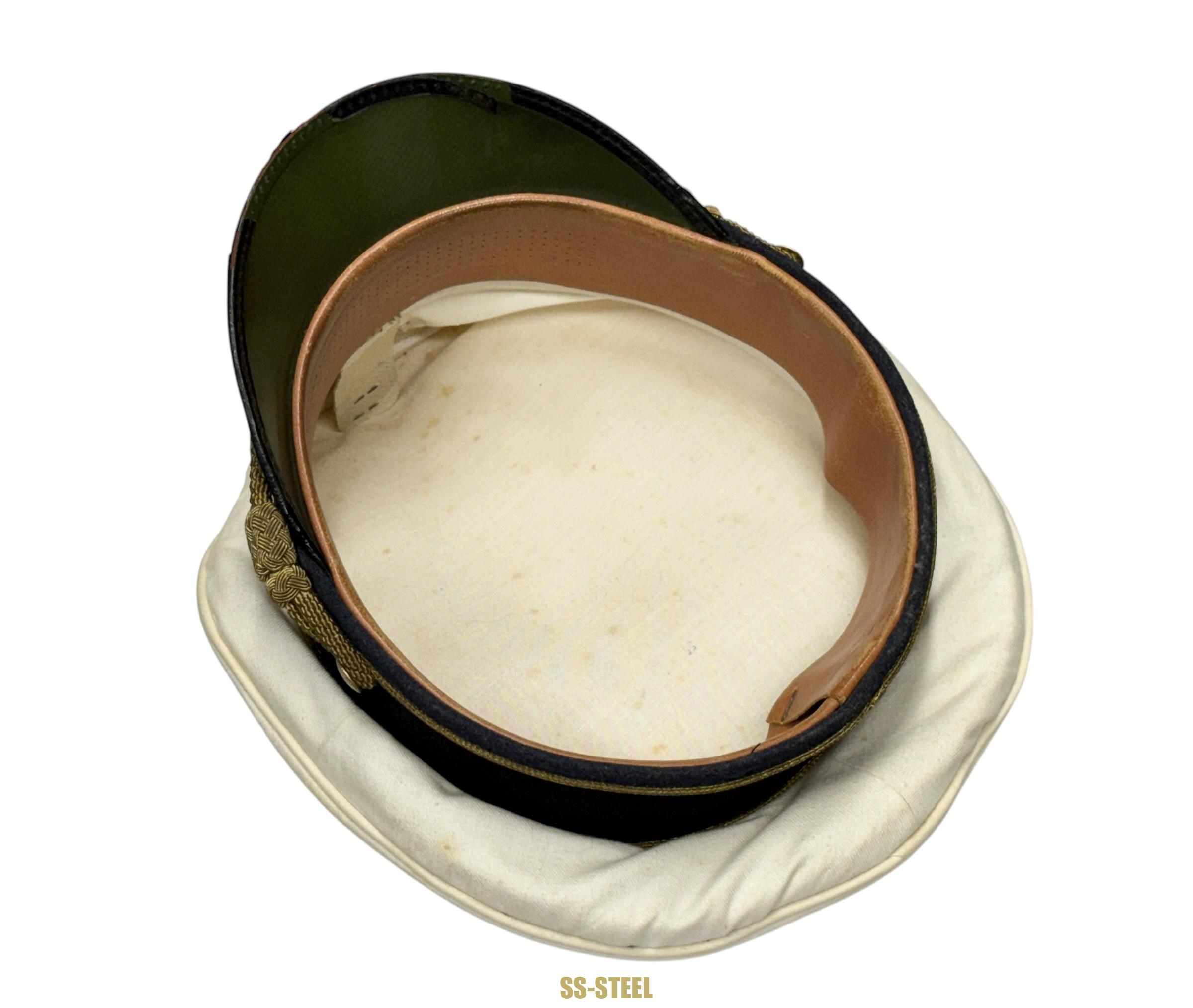 Luftwaffe General's White Top Visor Cap - Image 12