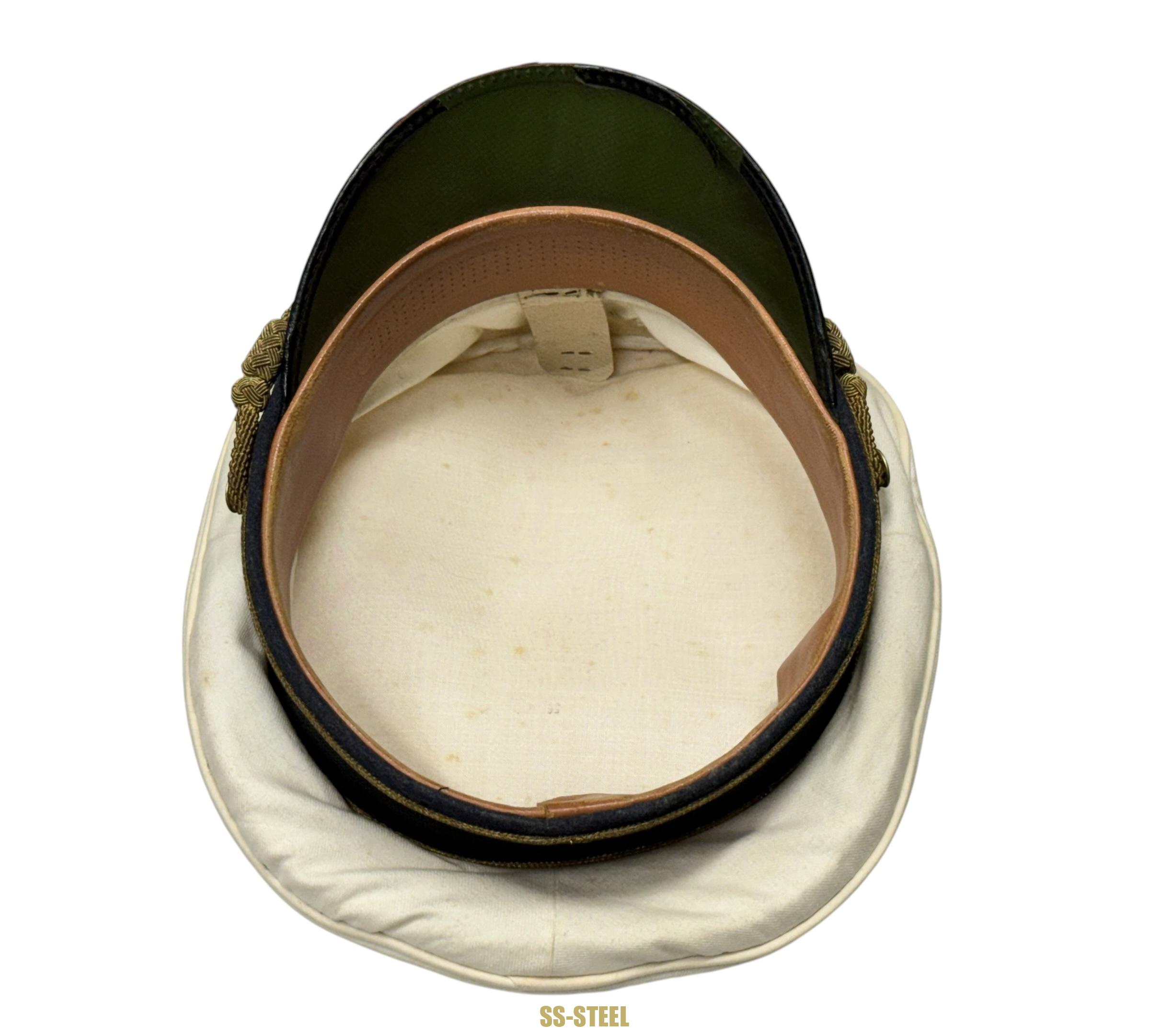 Luftwaffe General's White Top Visor Cap - Image 13