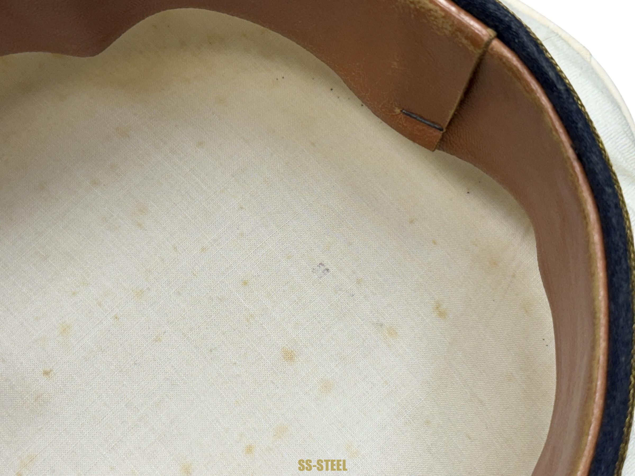 Luftwaffe General's White Top Visor Cap - Image 15