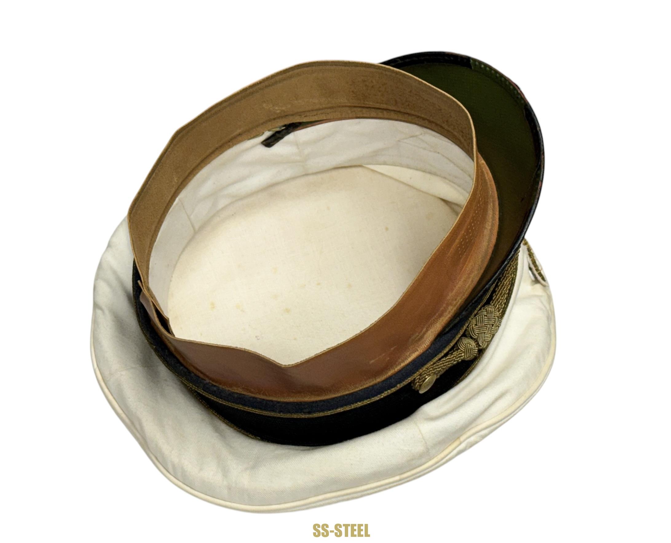 Luftwaffe General's White Top Visor Cap - Image 16
