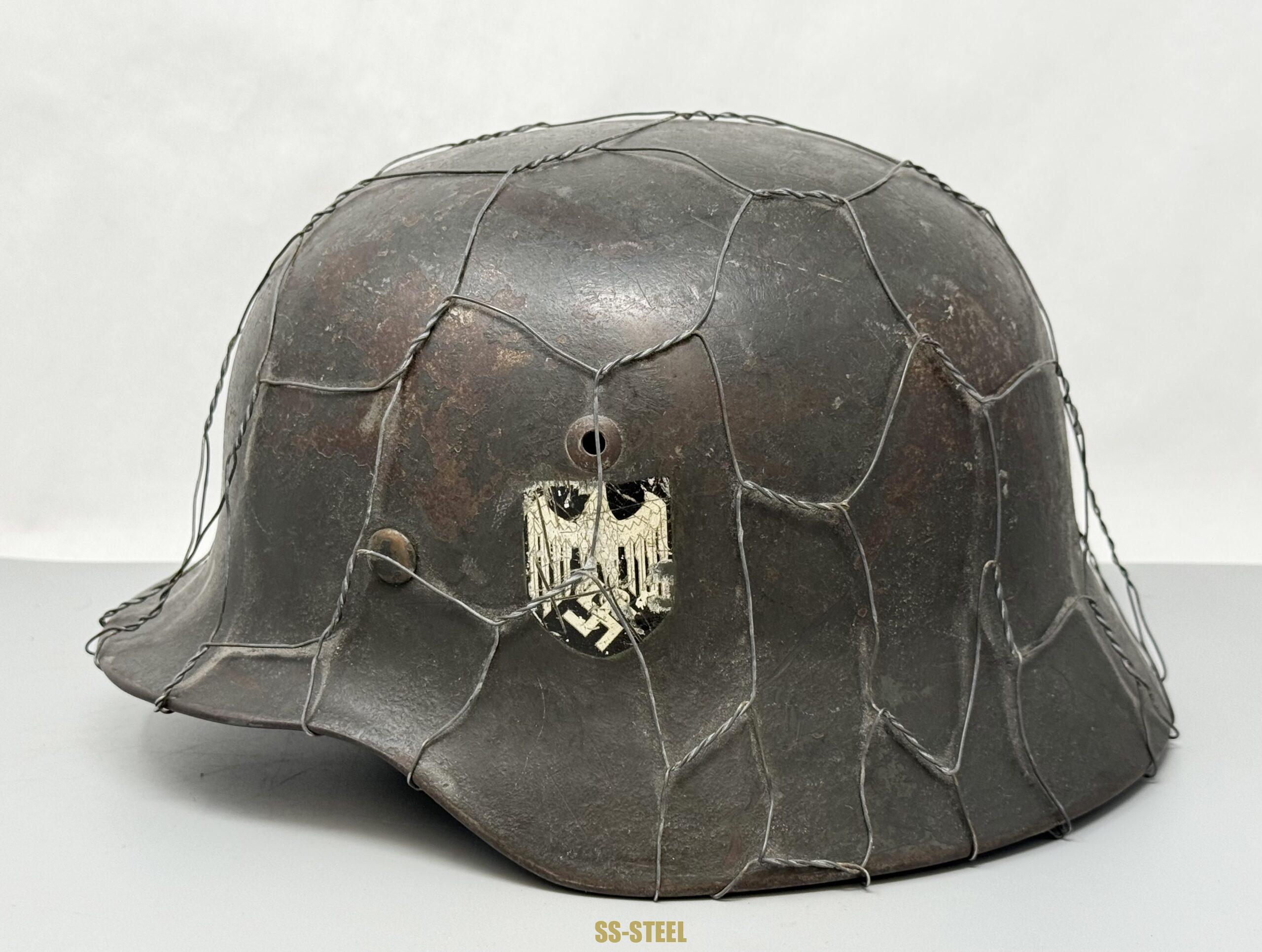 M35 Heer Chickenwire Helmet