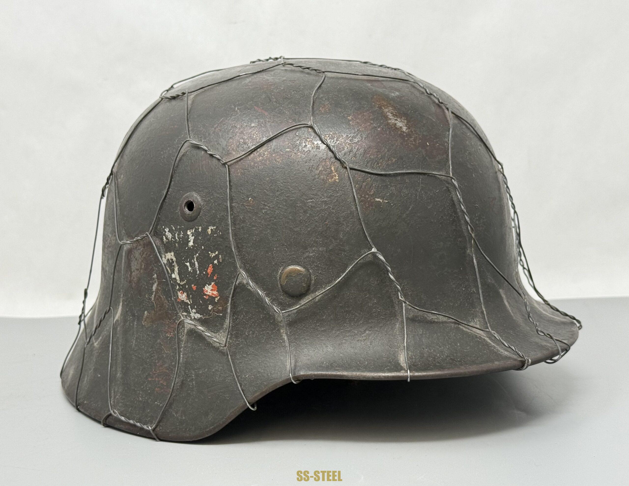 M35 Heer Chickenwire Helmet - Image 4