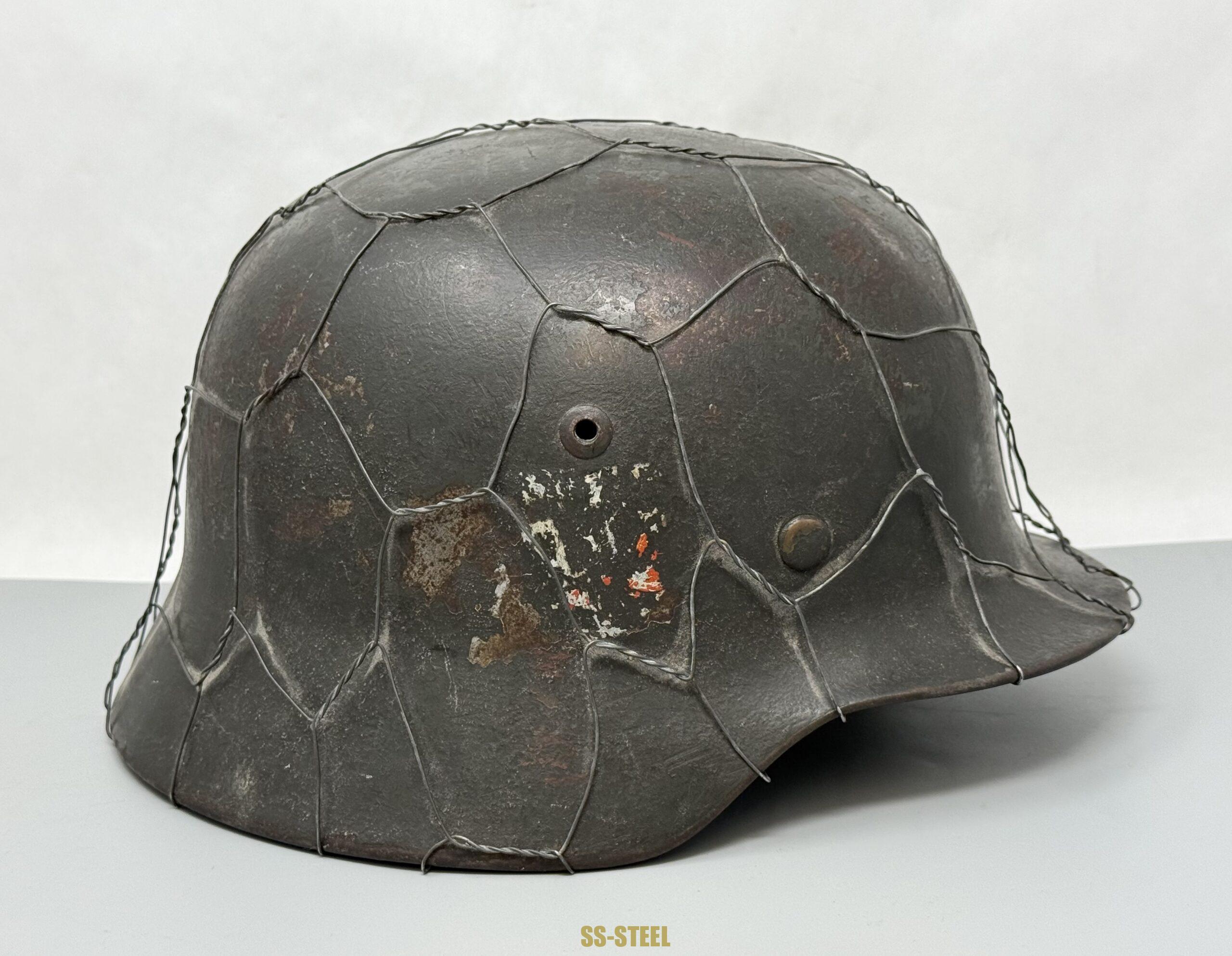 M35 Heer Chickenwire Helmet - Image 5