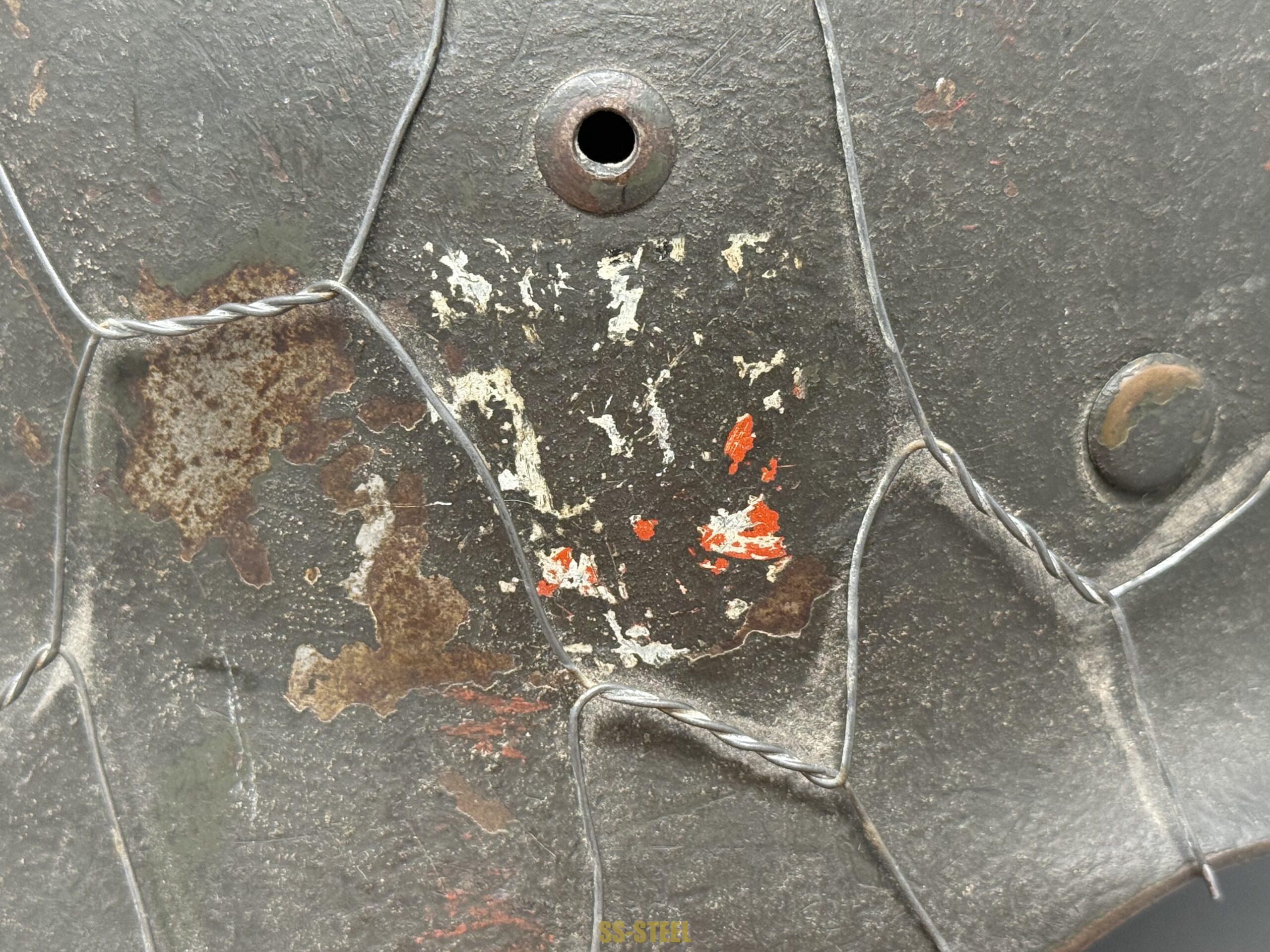 M35 Heer Chickenwire Helmet - Image 9