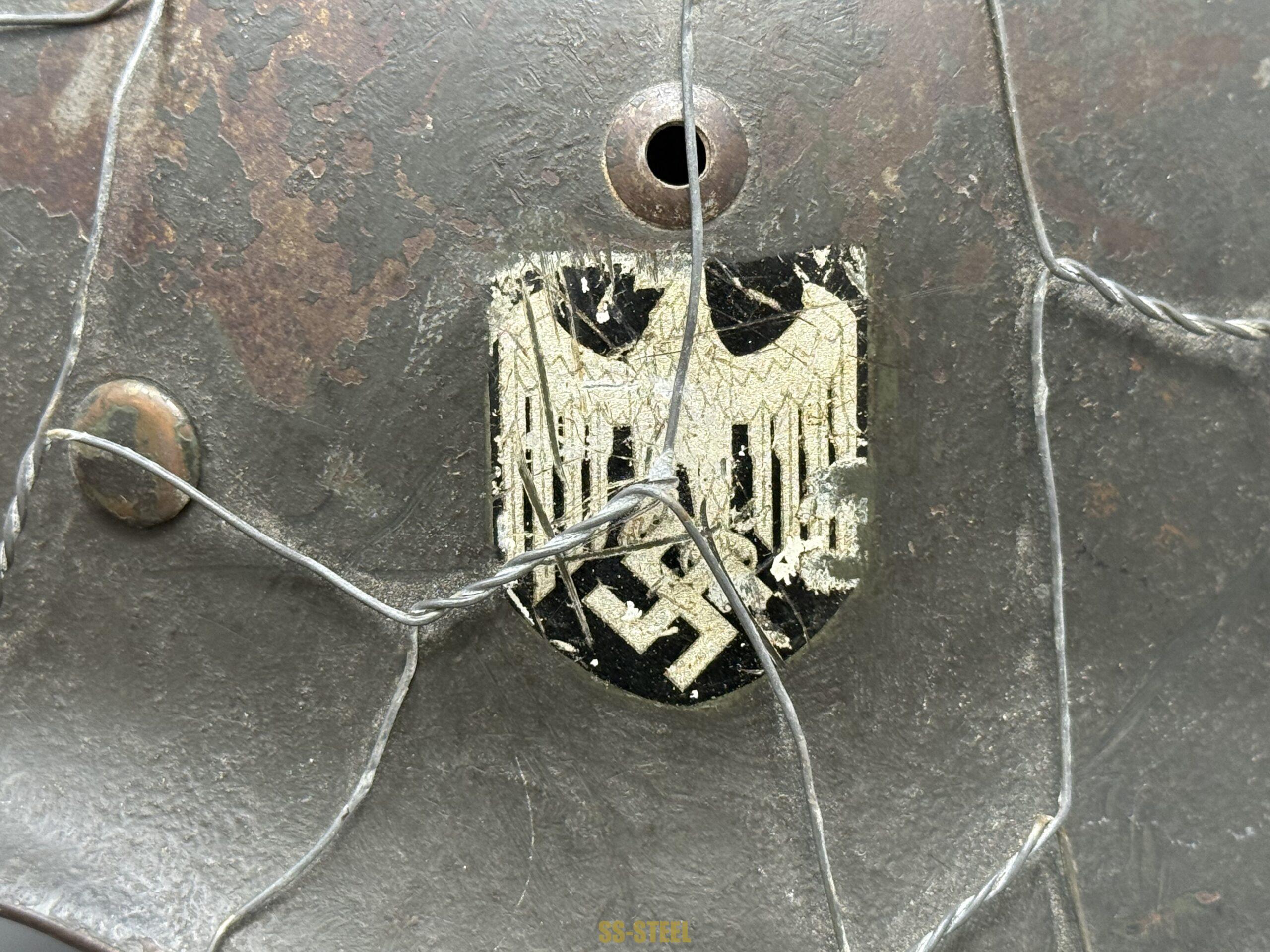 M35 Heer Chickenwire Helmet - Image 10