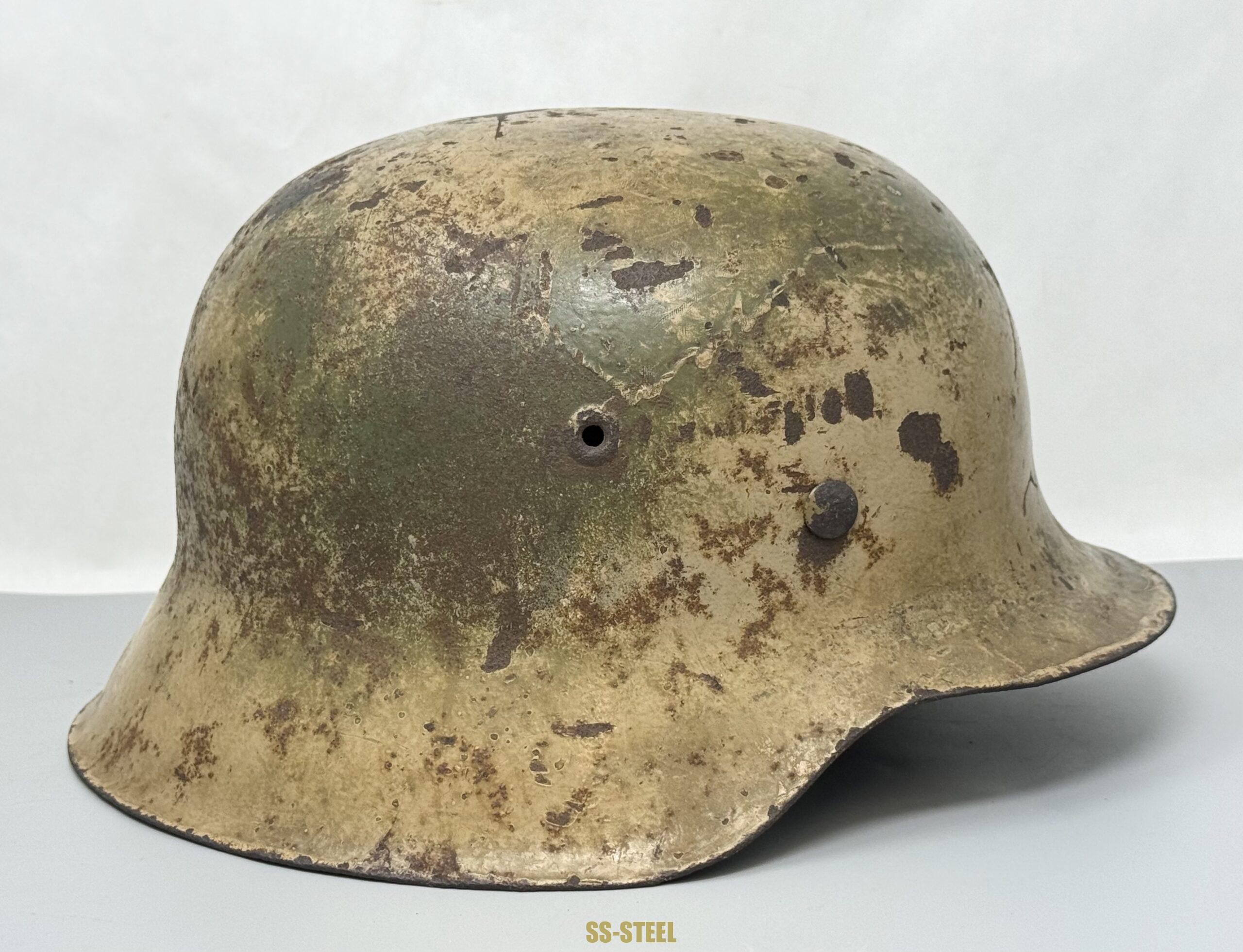 SS Single Decal M42 Camo Helmet - Image 2