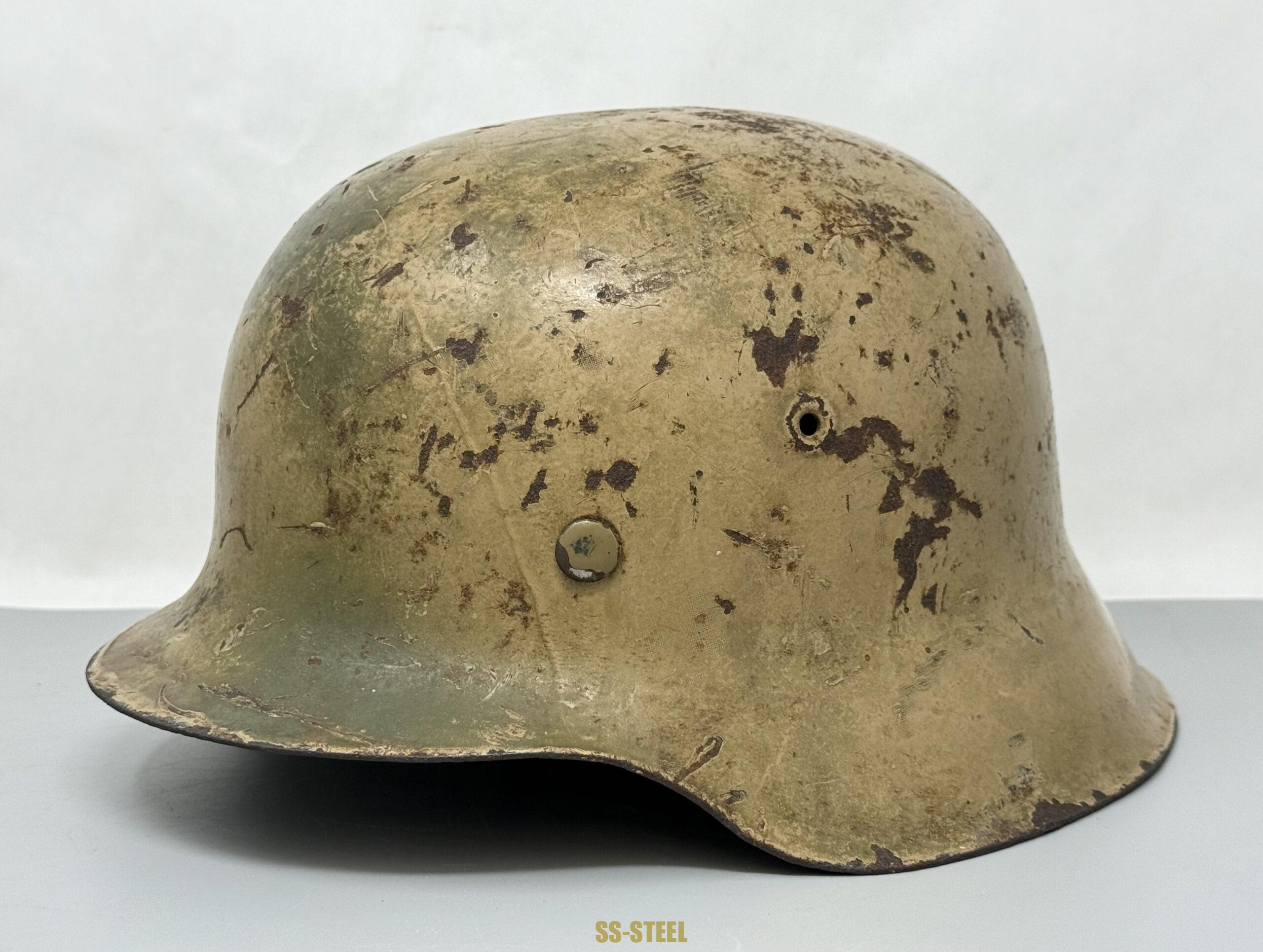 SS Single Decal M42 Camo Helmet - Image 6