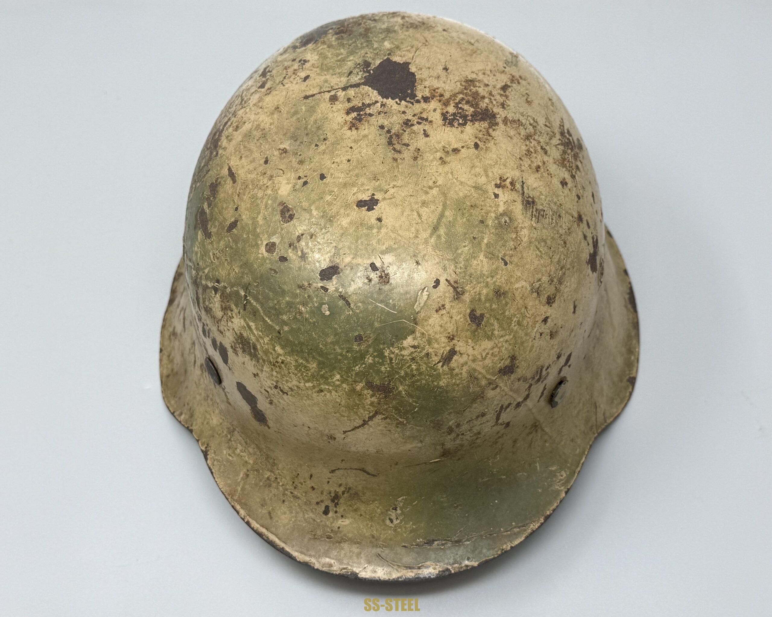 SS Single Decal M42 Camo Helmet - Image 10