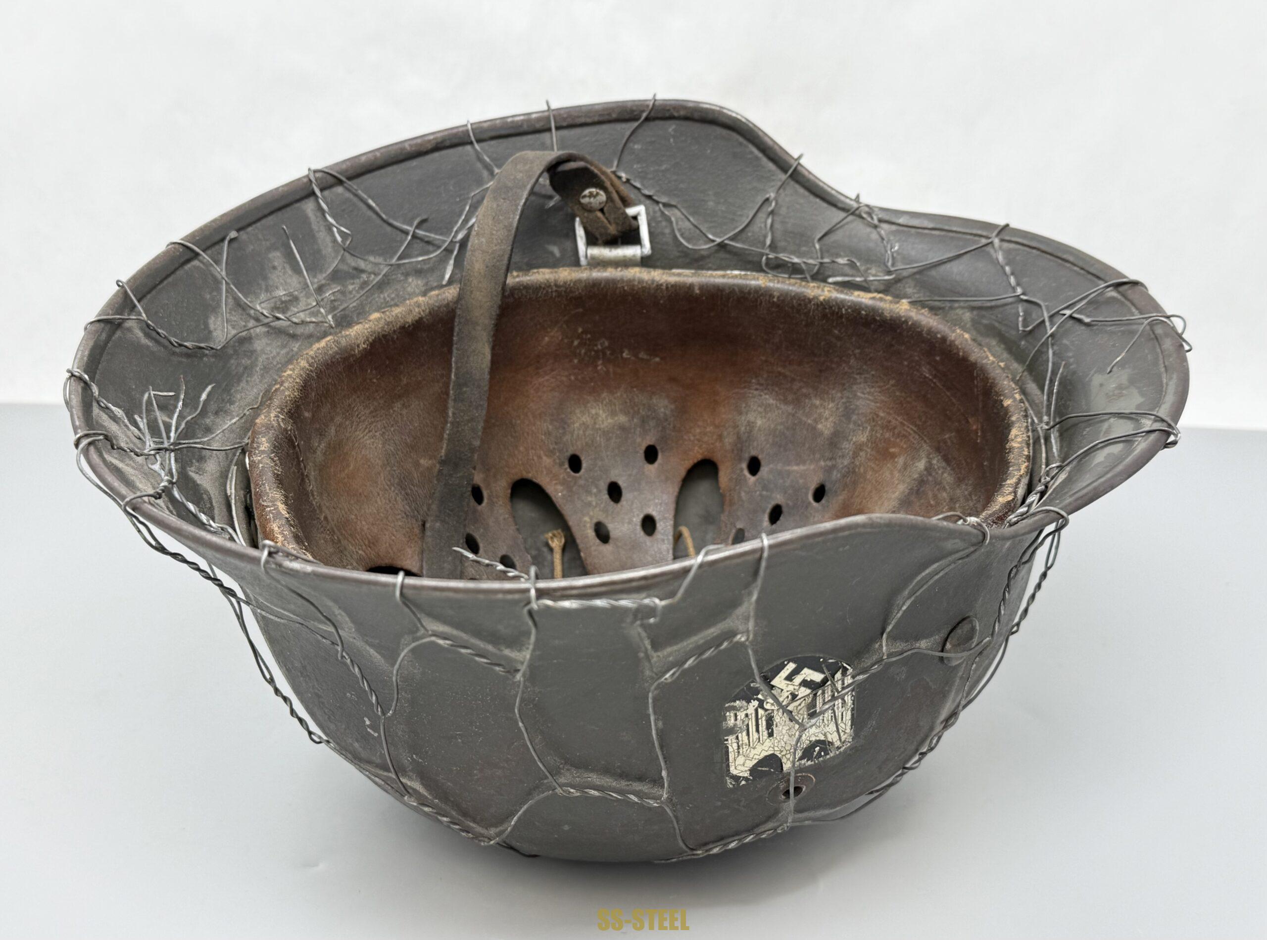 M35 Heer Chickenwire Helmet - Image 17